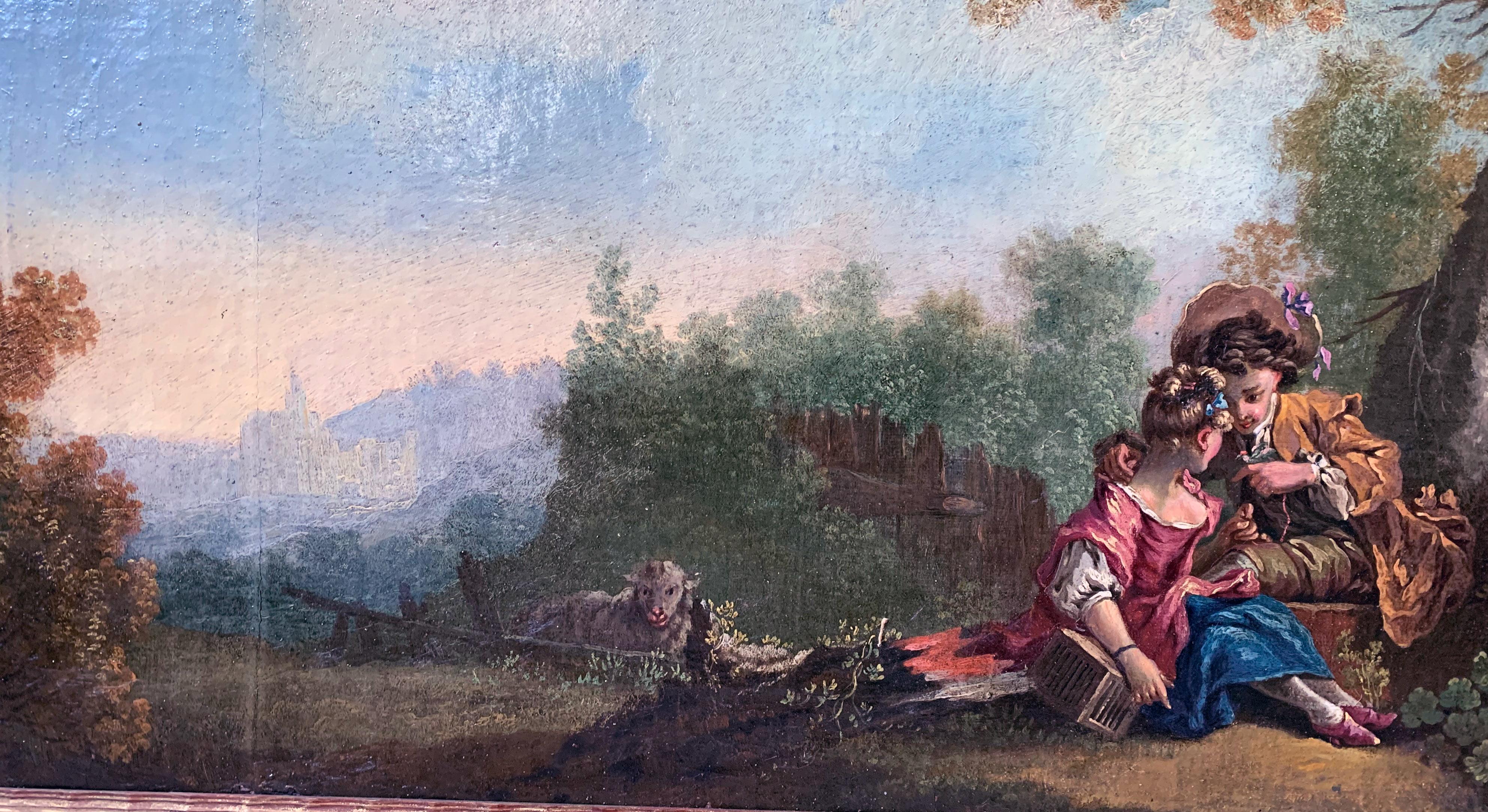 Scène Pastorale Jean Baptiste Huet (1745/1811) Entourage For Sale 3