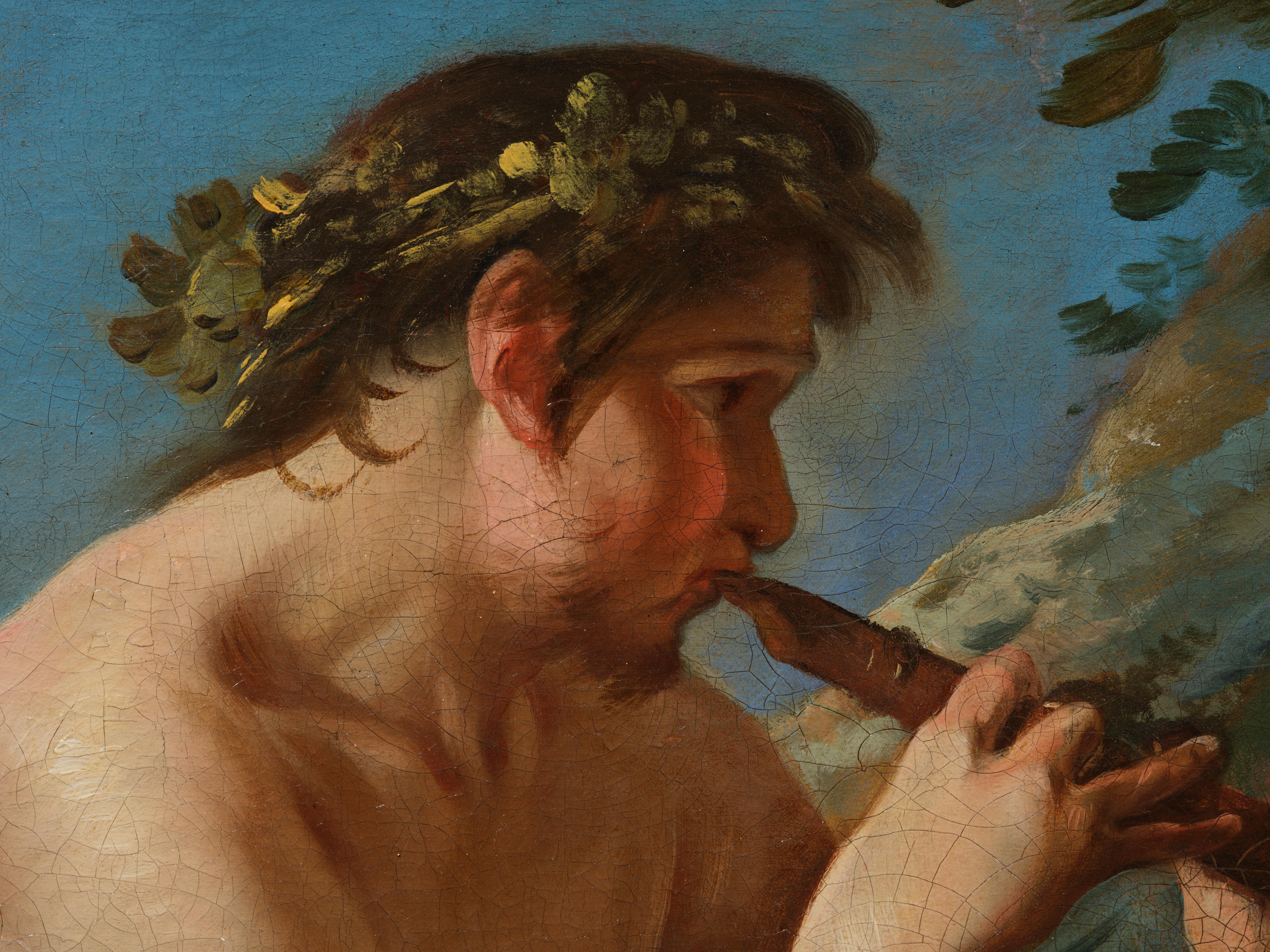 Mercury und Io, ein wiederentdecktes Gemälde von Jean-Baptiste Marie Pierre (ca. 1740) im Angebot 4