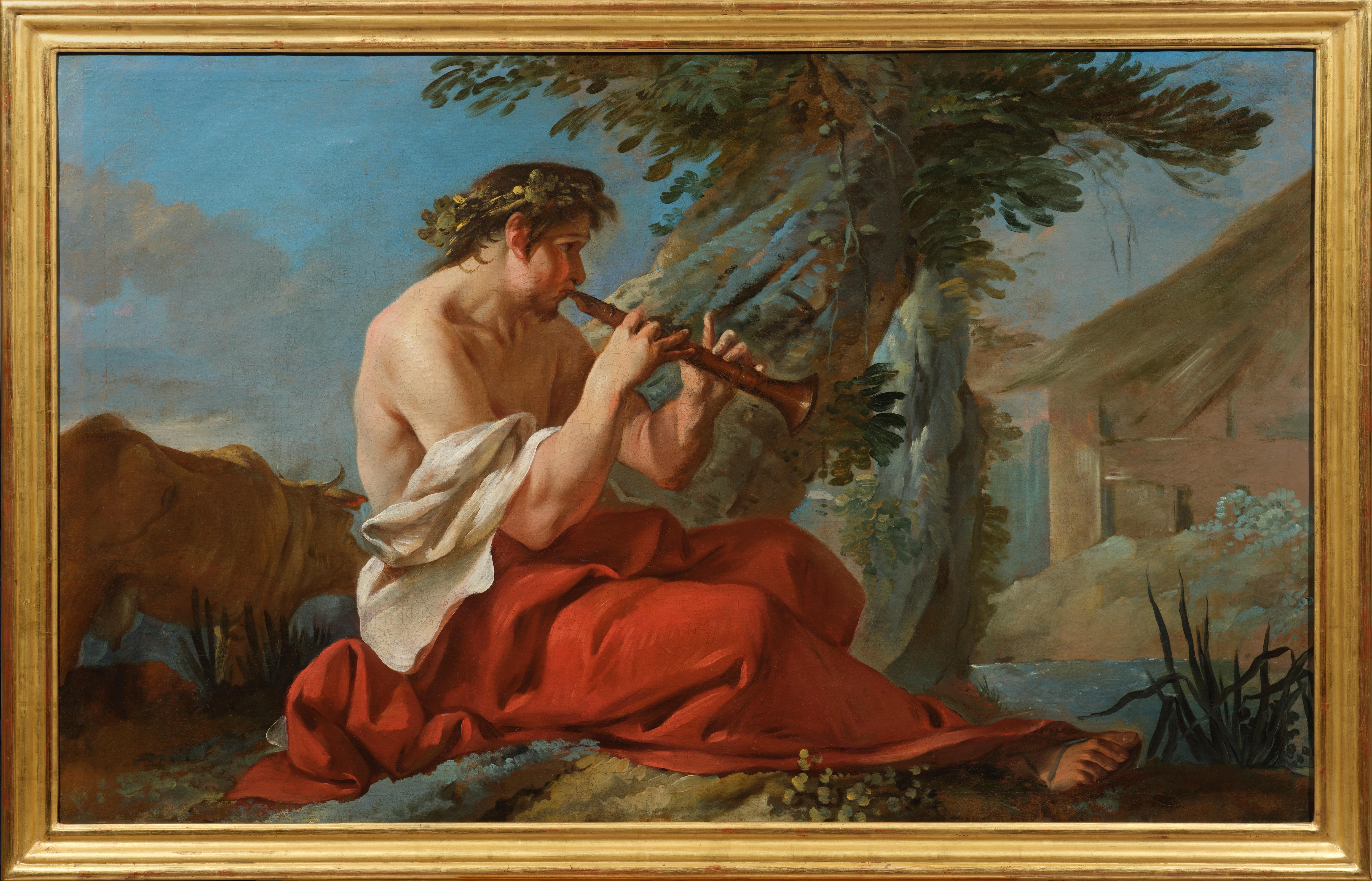 Mercurio e Io, cuadro redescubierto de Jean-Baptiste Marie Pierre (hacia 1740)