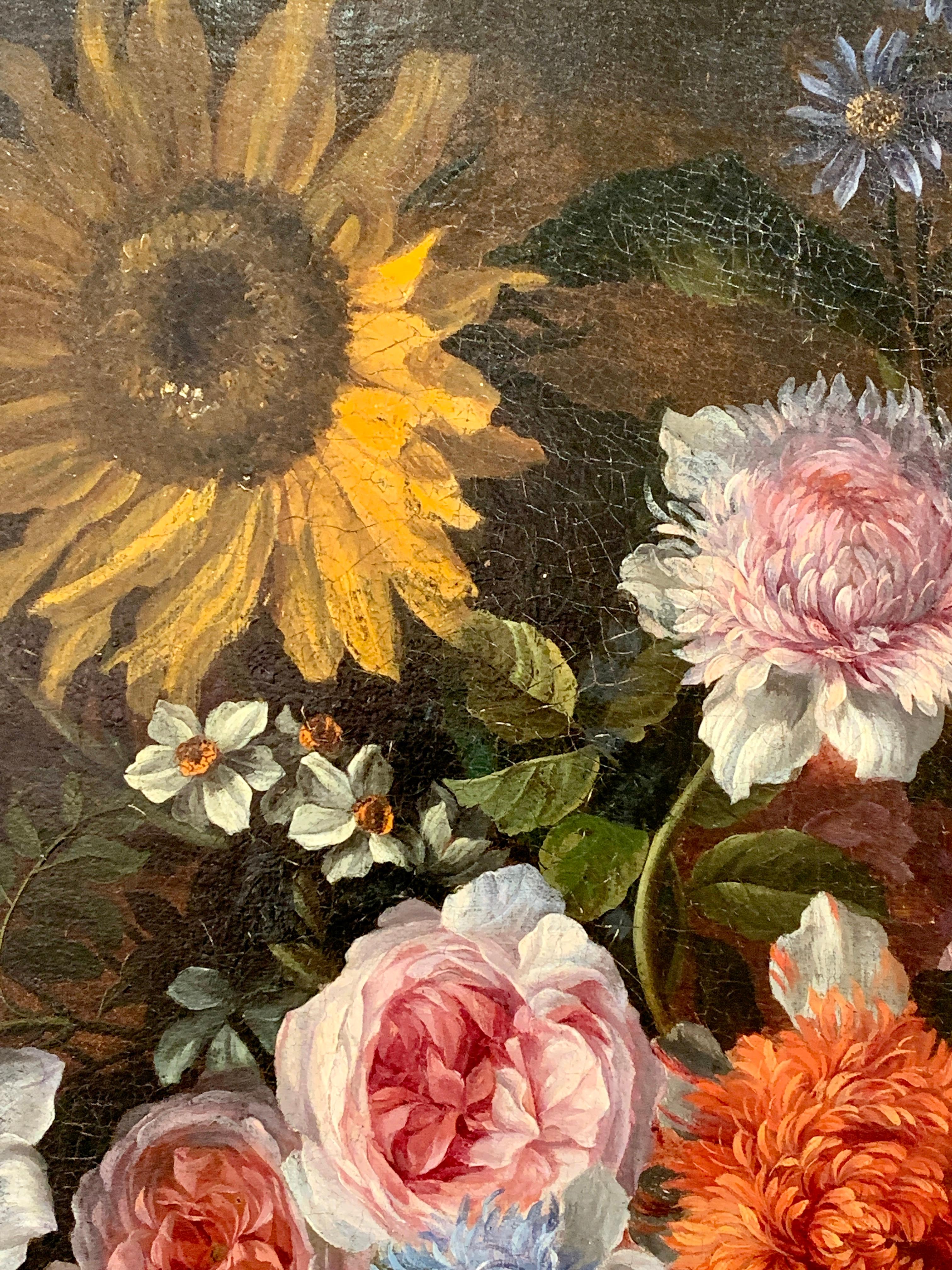 peonies and sunflowers