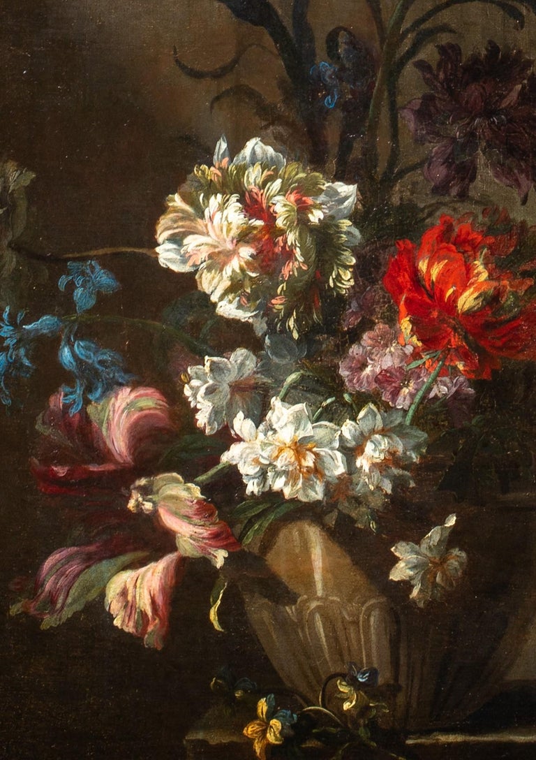 Still Life Of Flowers In A Vase, 17th Century For Sale at 1stDibs