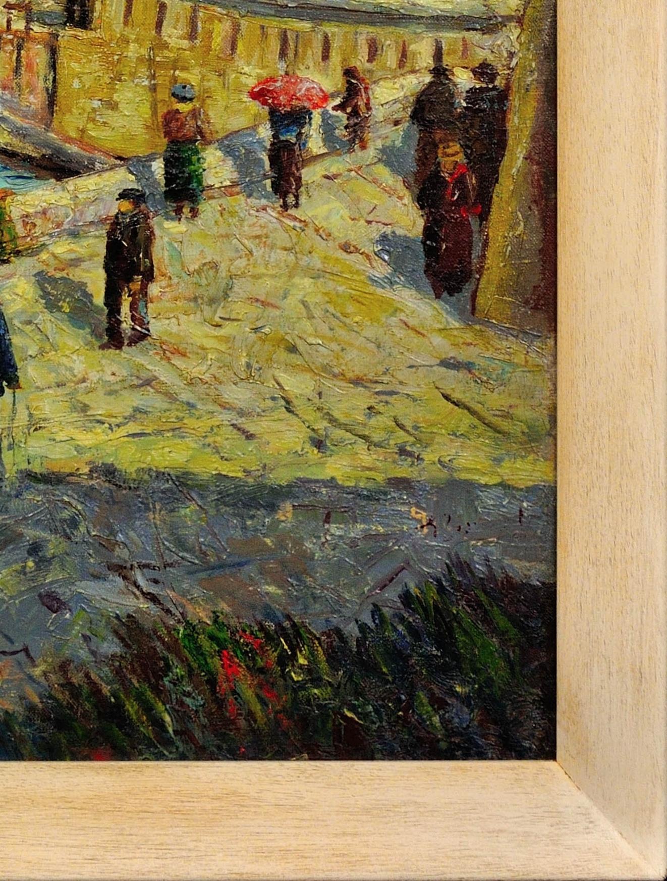Le Château d'If Frioul Archipelago Framed Marseille France Coastal Oil Painting im Angebot 17