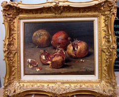 Jean-Baptiste Olive, Pomegranate Still life Painting