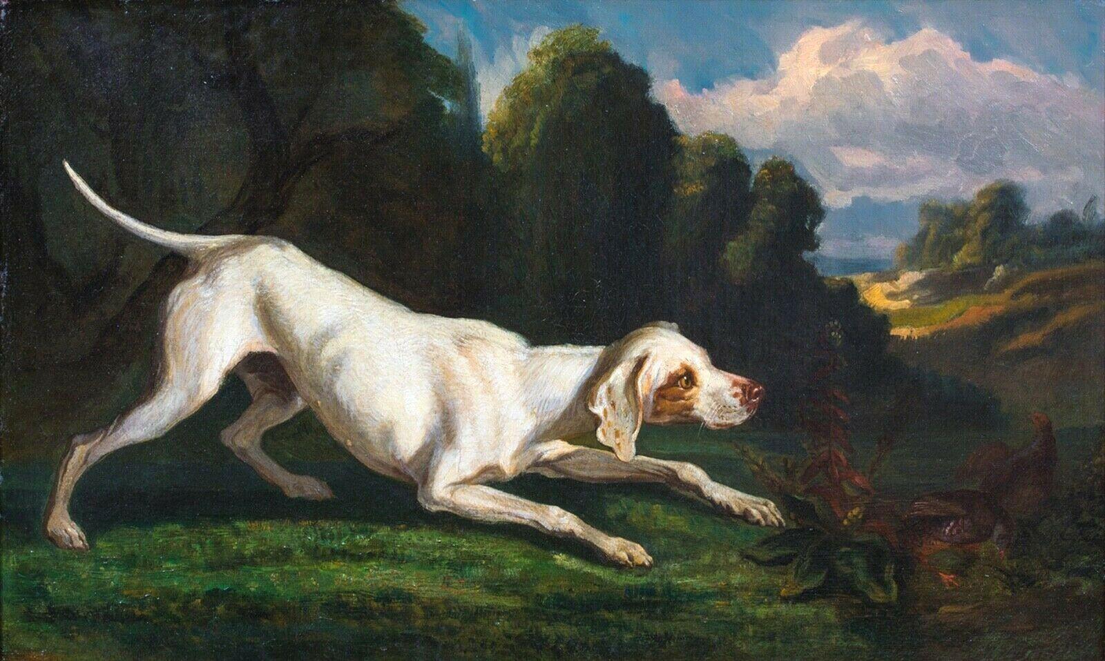 Jean-Baptiste Oudry Portrait Painting - Hound 
Pheasant, 18th Century