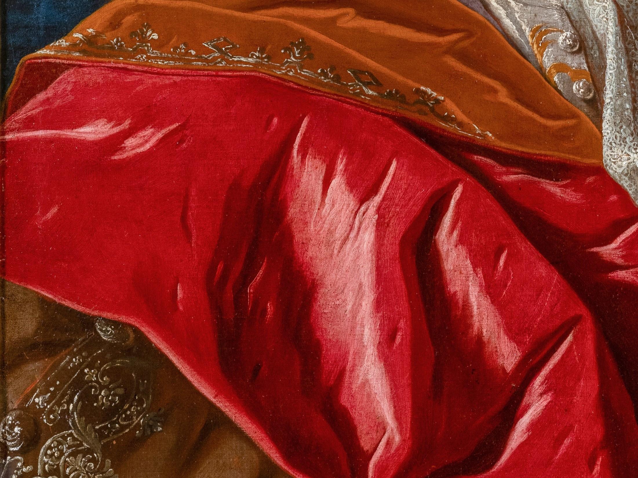 Ritratto di un nobile francese dell'inizio del XVIII secolo di scuola francese 5