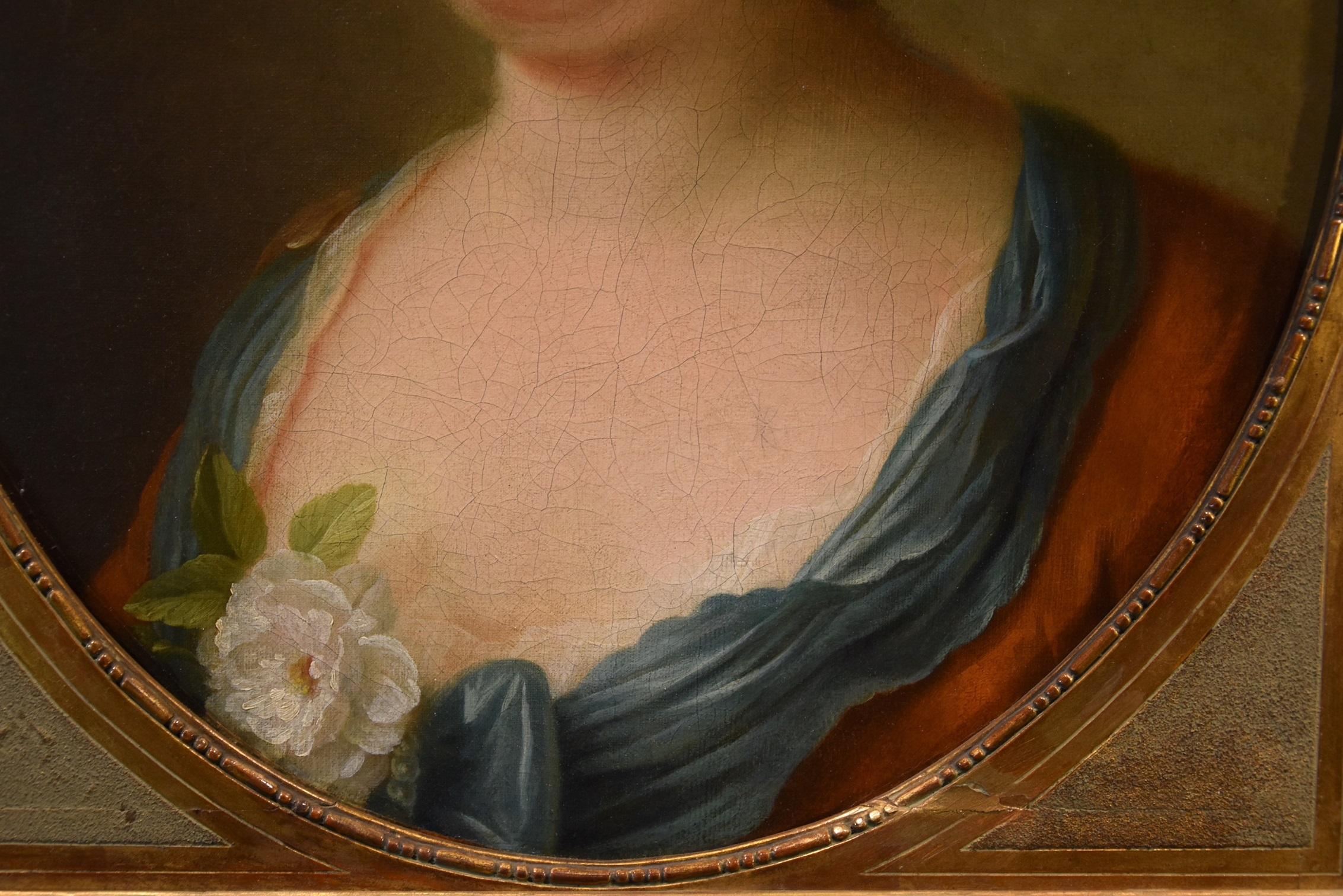 Perroneau, Porträt einer Dame und einer Frau, Gemälde, Öl auf Leinwand, 18. Jahrhundert, Alter Meister, Französisch im Angebot 2