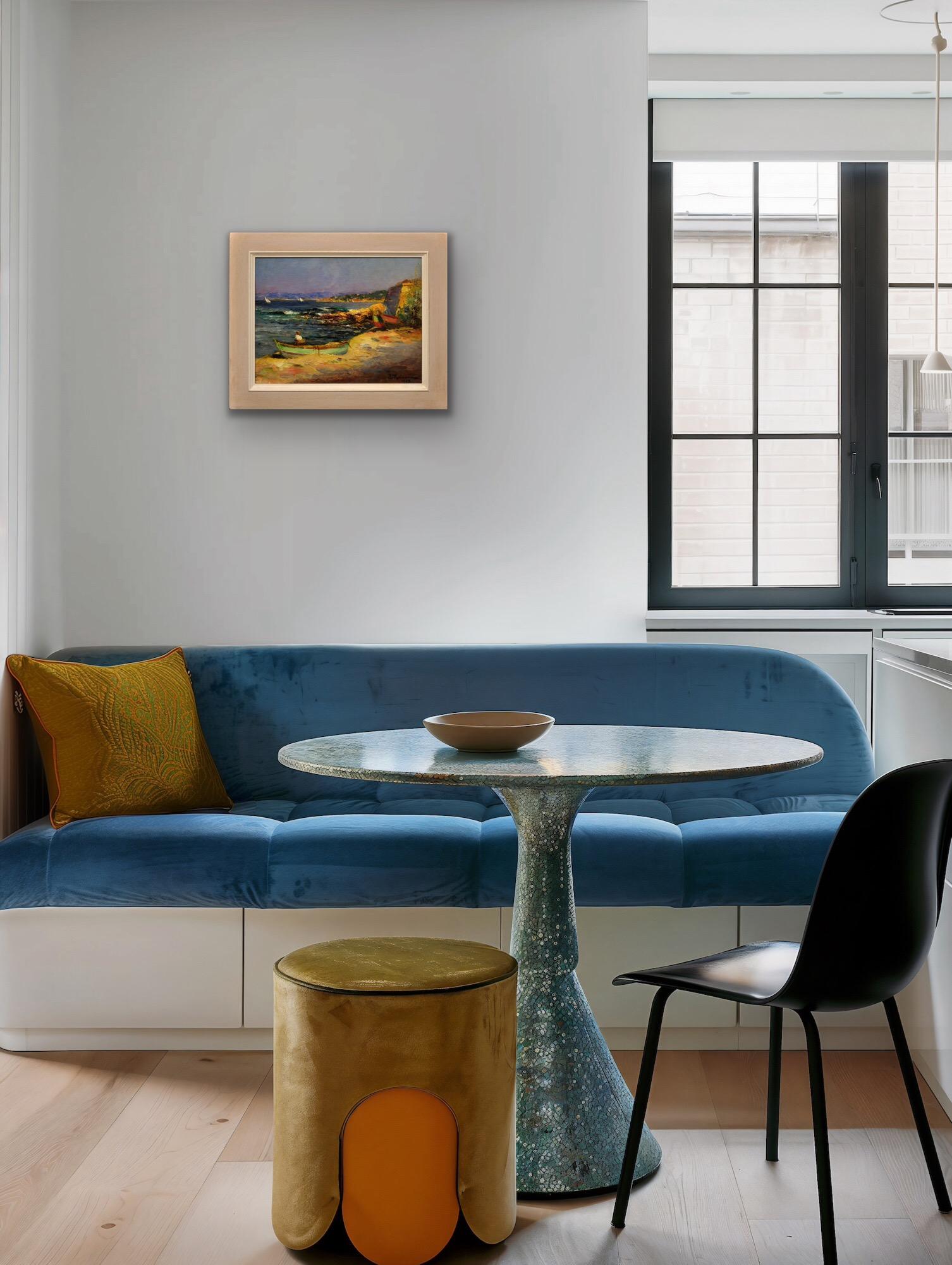 Ölgemälde eines Marseillaiser Künstlers, das das fabelhafte Licht der Provence einfängt im Angebot 5