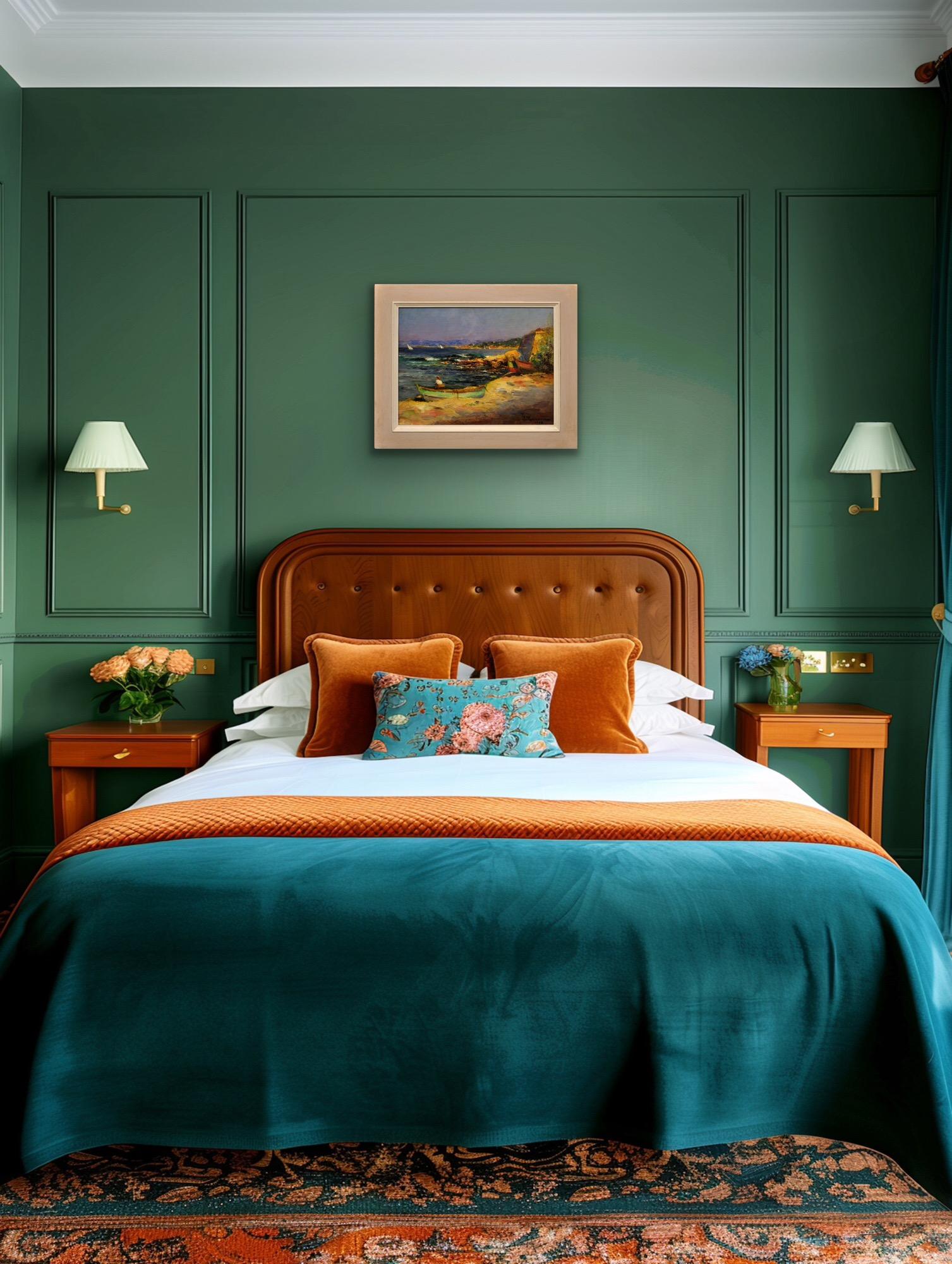 Ölgemälde eines Marseillaiser Künstlers, das das fabelhafte Licht der Provence einfängt im Angebot 11