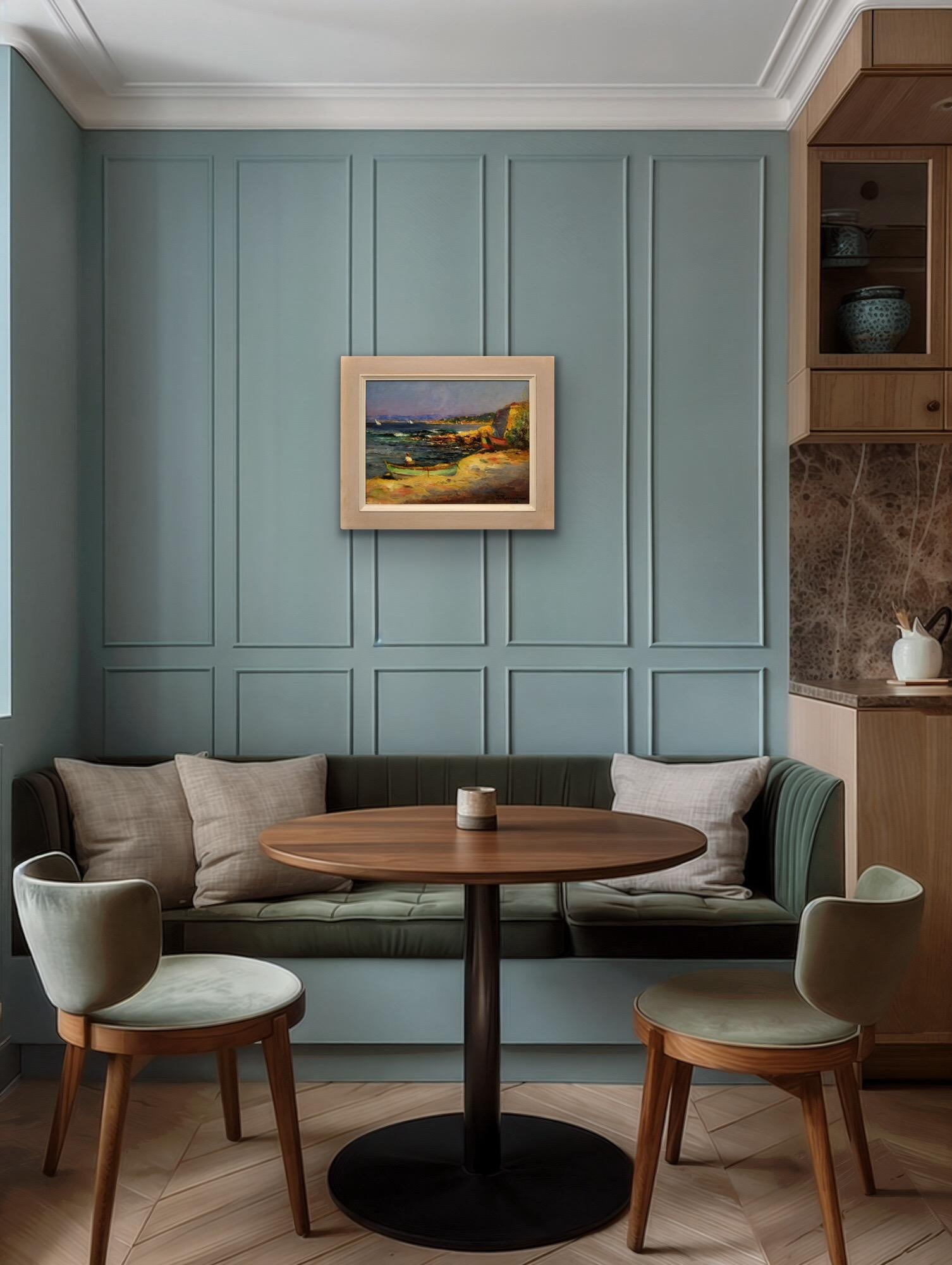 Ölgemälde eines Marseillaiser Künstlers, das das fabelhafte Licht der Provence einfängt im Angebot 12