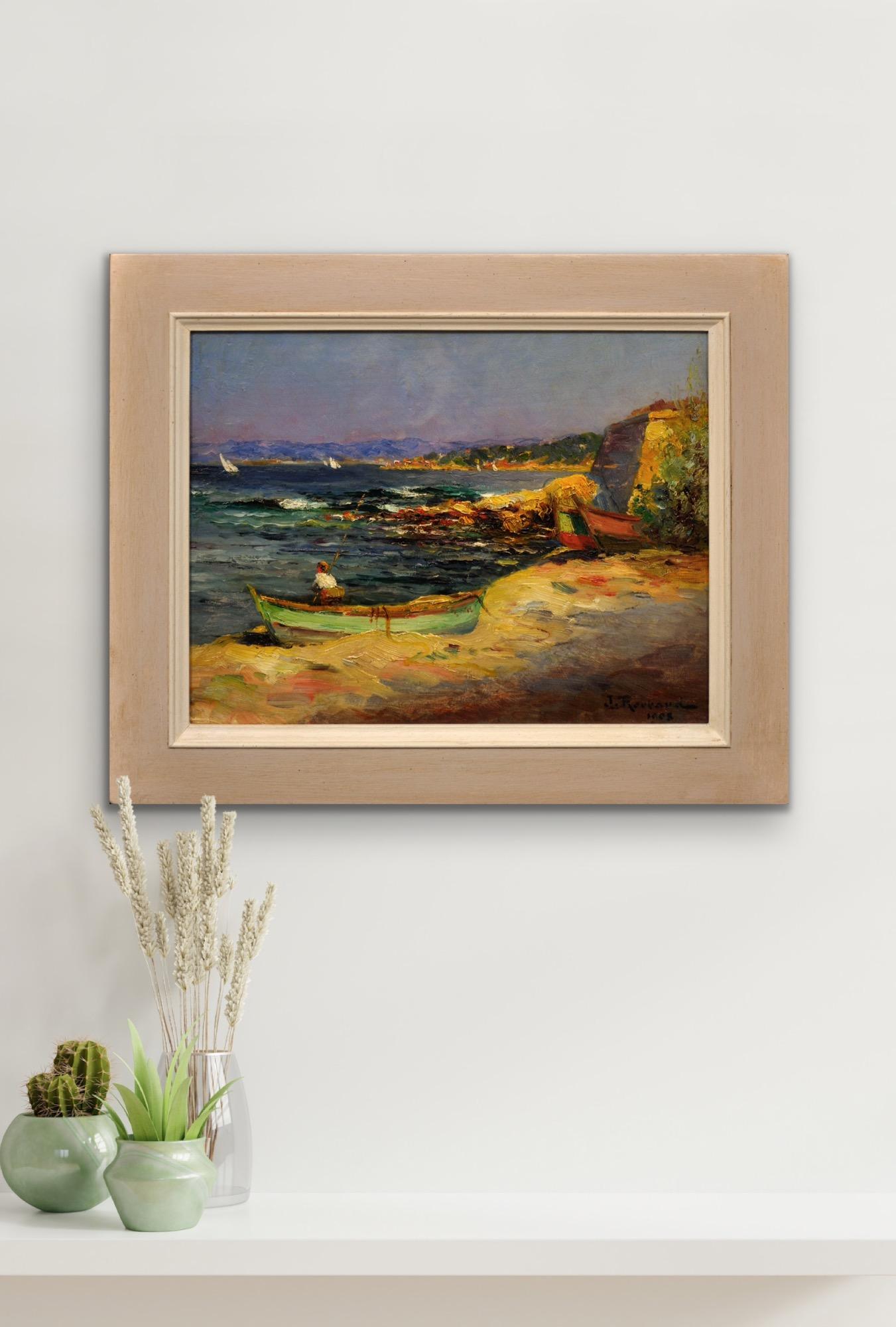 Ölgemälde eines Marseillaiser Künstlers, das das fabelhafte Licht der Provence einfängt im Angebot 13