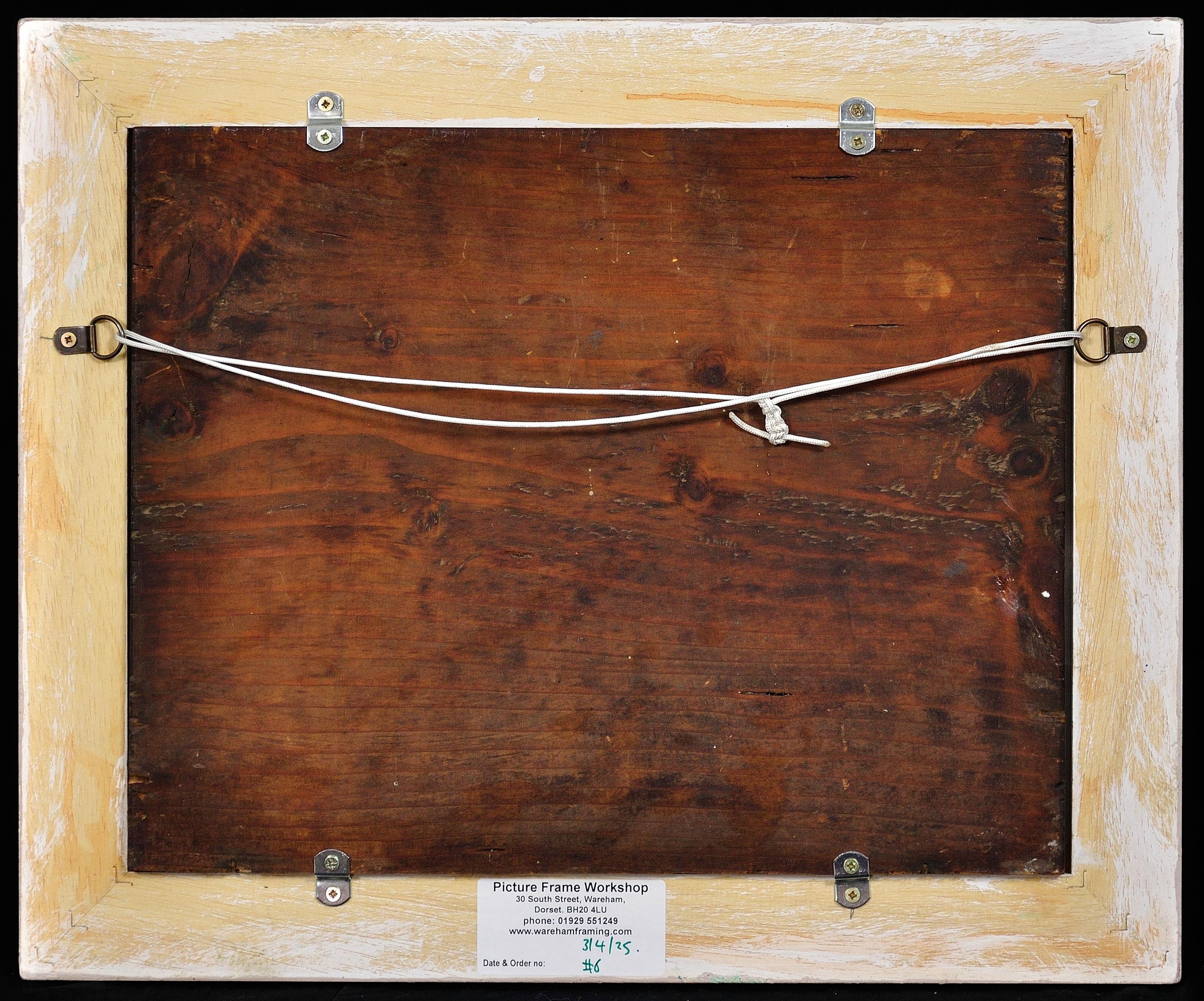 Ölgem�älde eines Marseillaiser Künstlers, das das fabelhafte Licht der Provence einfängt (Braun), Landscape Painting, von Jean-Baptiste Roubaud