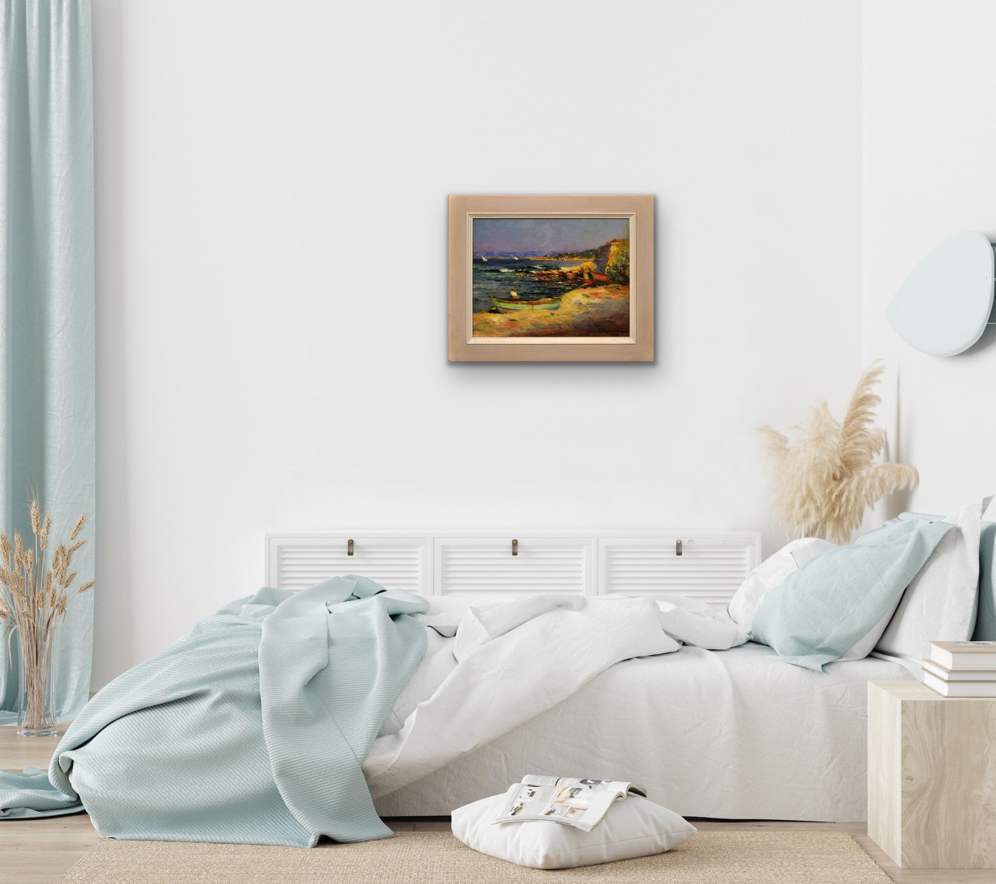 Ölgemälde eines Marseillaiser Künstlers, das das fabelhafte Licht der Provence einfängt im Angebot 4