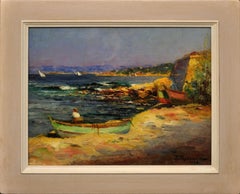 Oil Painting Capturing The Fabulous Light Of Provence By A Marseillais Artist