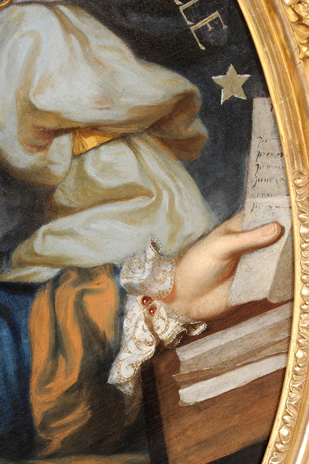 Ritratto di coppia - Portrait Painting Nero di Jean-Baptiste Santerre