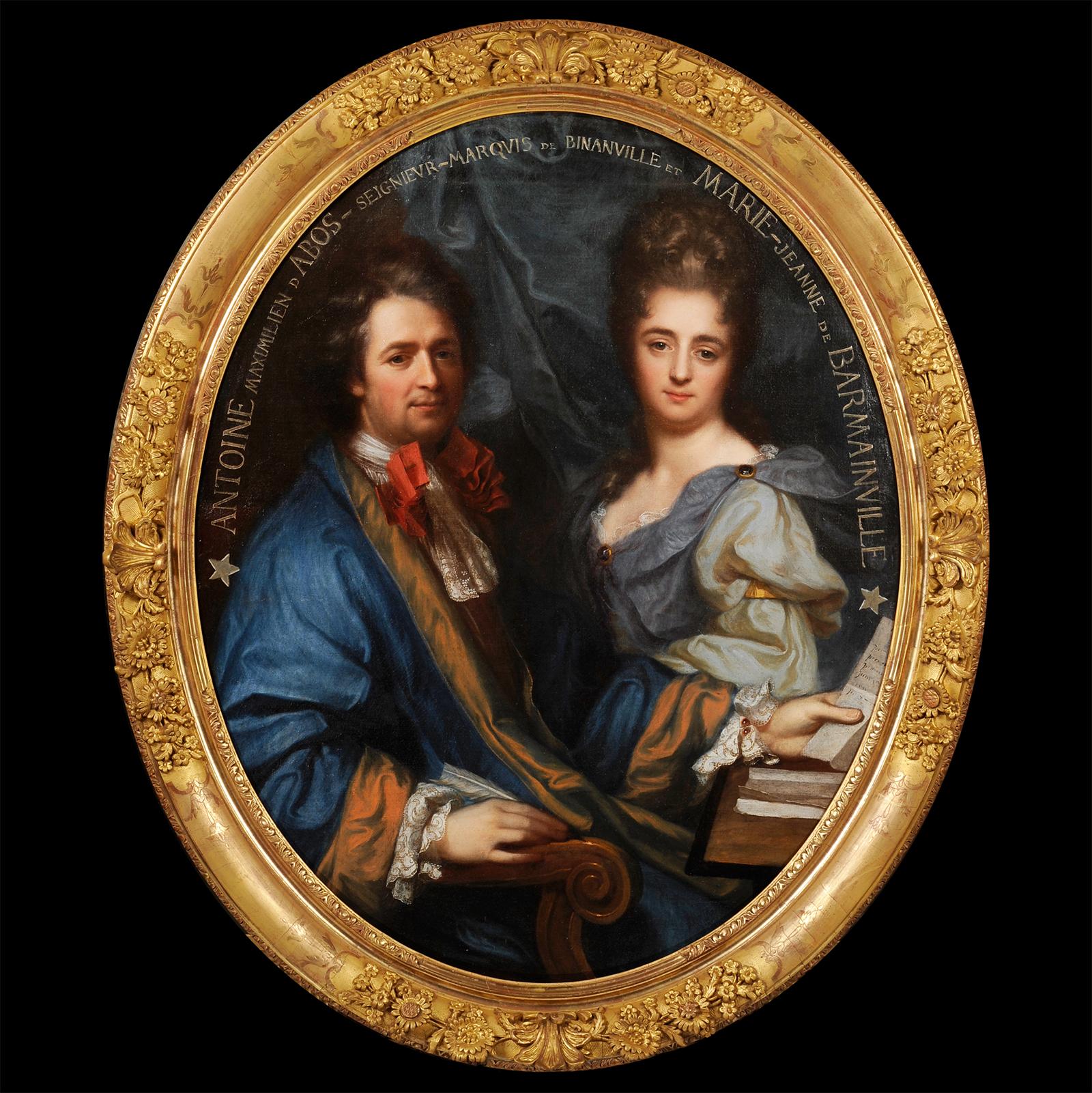 Jean-Baptiste Santerre Portrait Painting - Portrait of a couple