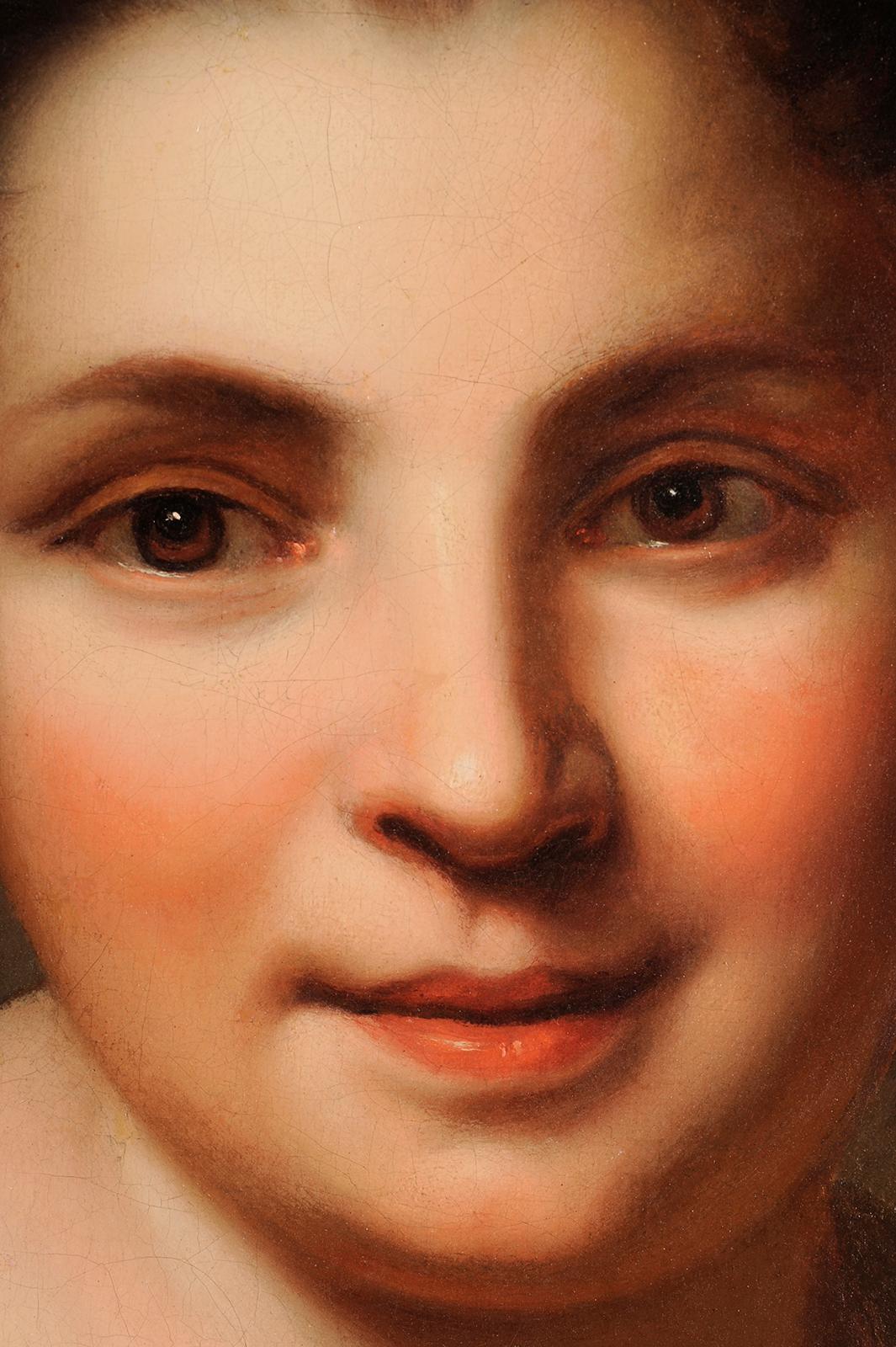 Il tagliatore di cavoli - Painting Scuola francese di Jean-Baptiste Santerre