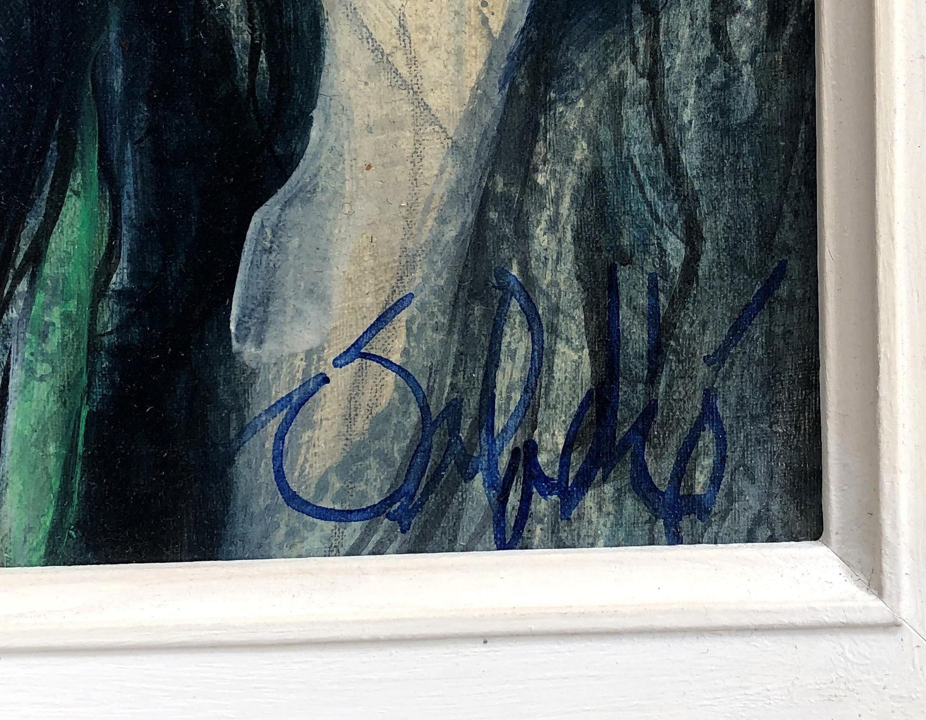 Avant la tempête - Grande huile sur toile originale, signée à la main  - Painting de Jean-Baptiste Valadie