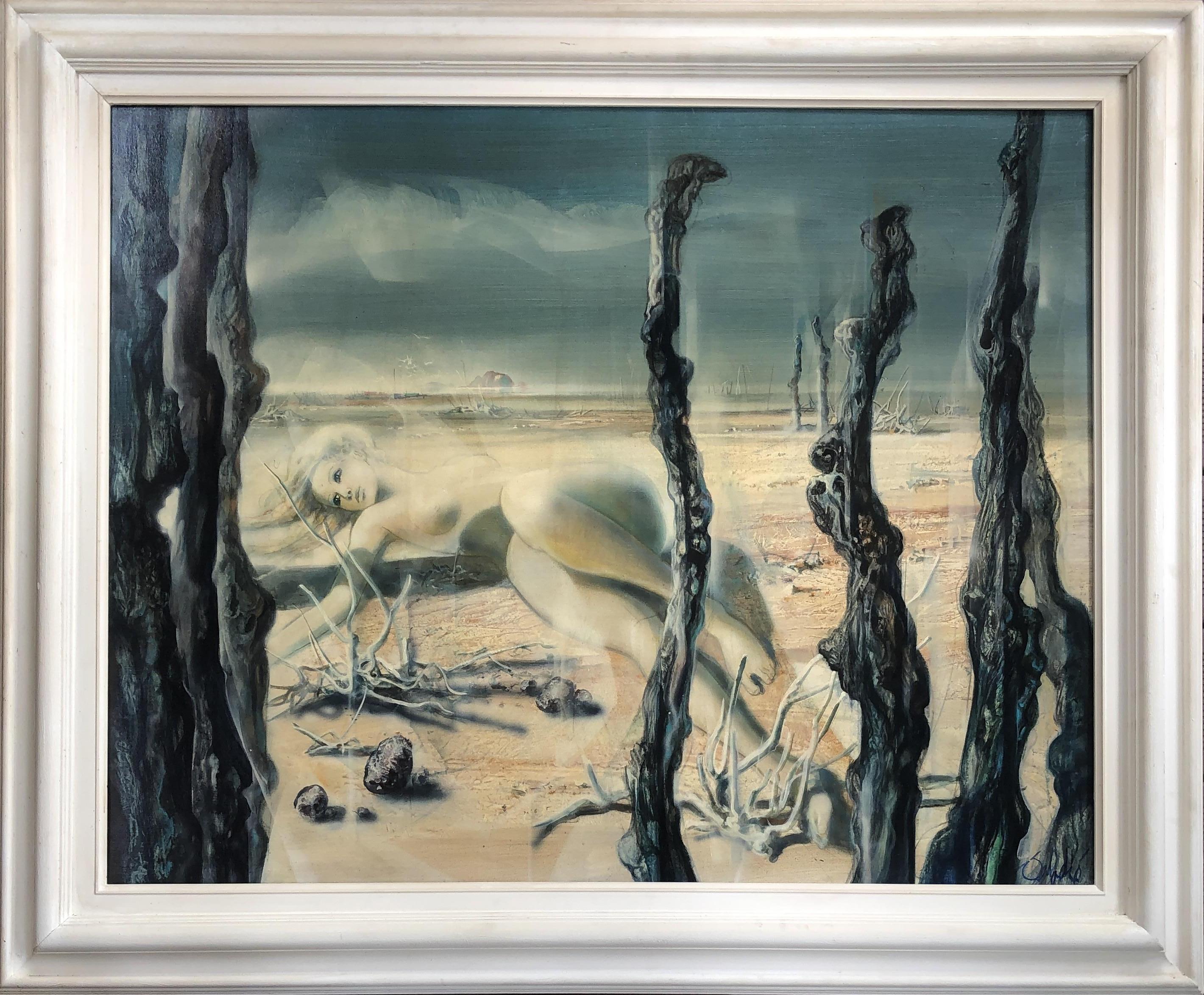 Landscape Painting Jean-Baptiste Valadie - Avant la tempête - Grande huile sur toile originale, signée à la main 
