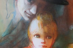 "Soleil Au Le Pré" (Sole sul prato) Quadro di ritratto impressionista