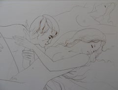 Love me Slow - Grabado original firmado a mano