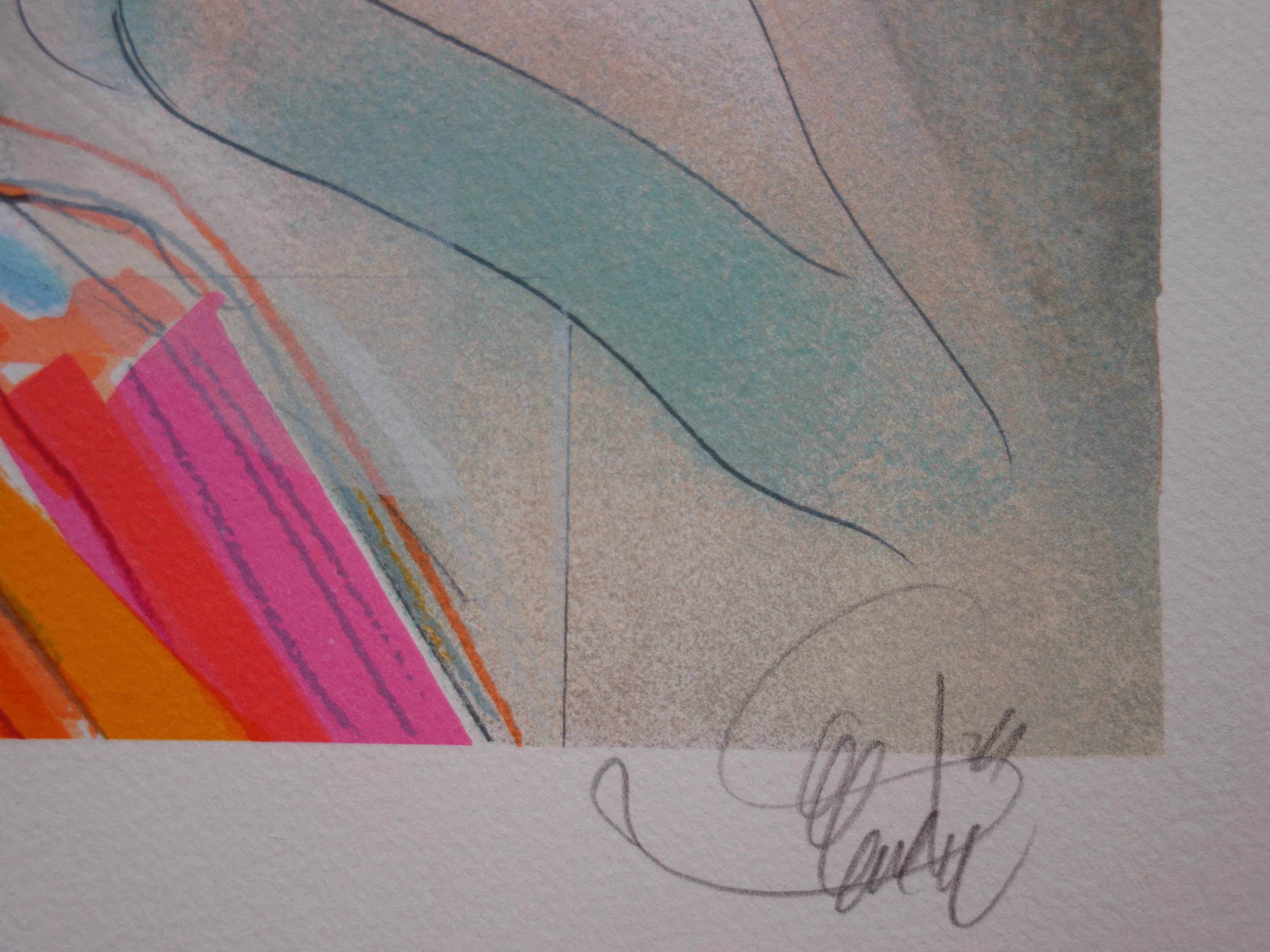 Modern Marilyn - Original handsigned lithograph - Print by Jean-Baptiste Valadie