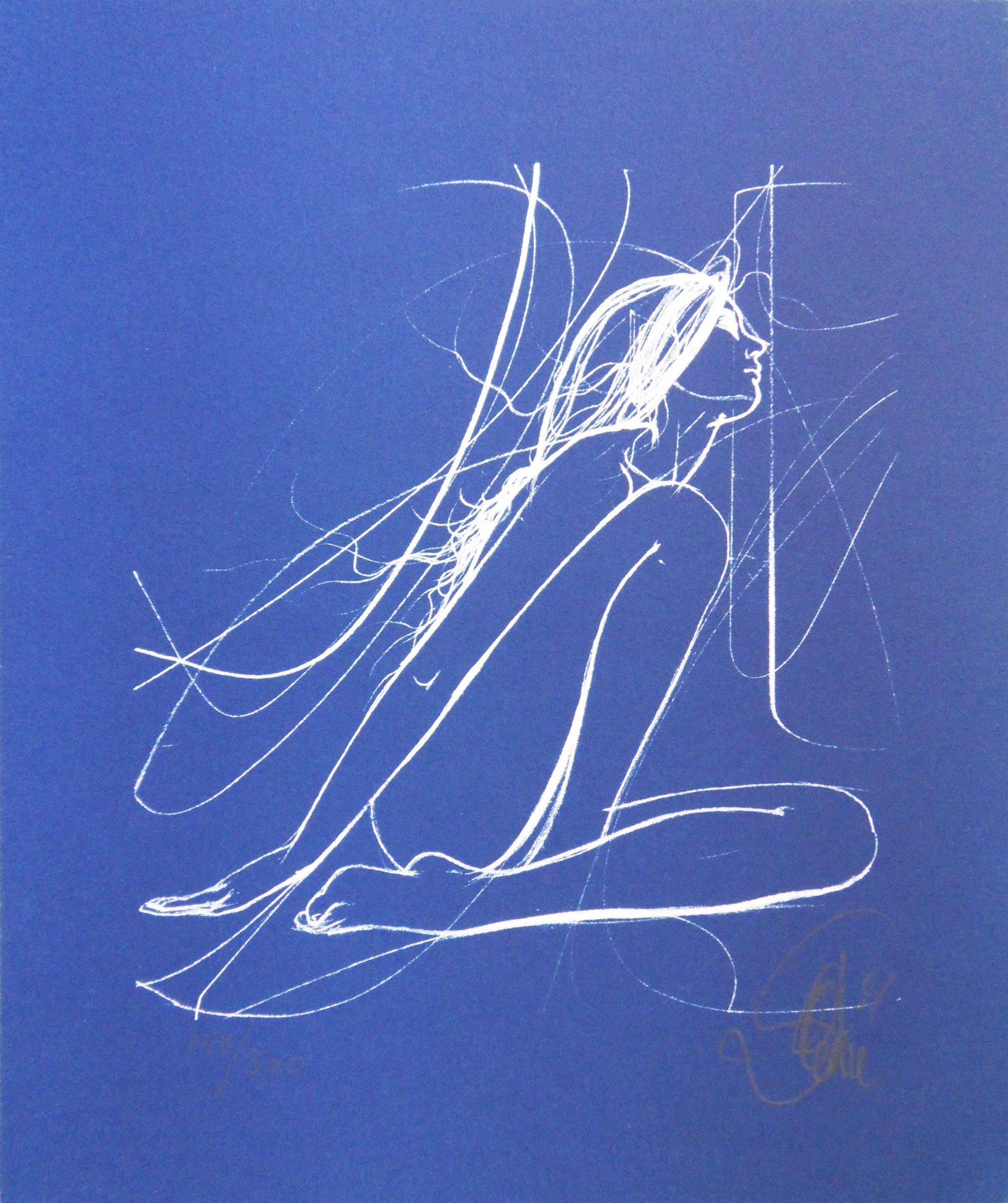Jean-Baptiste Valadie Nude Print - The Dancer - Original handsigned lithograph - Ltd 300