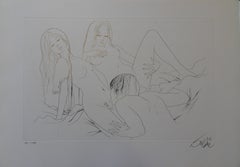 The Twins - Original handsigned etching