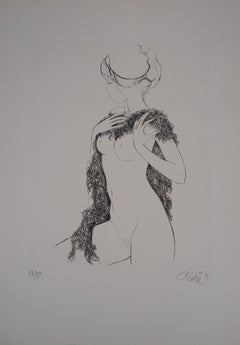 Winter Nude - Original Etching, Handsigned