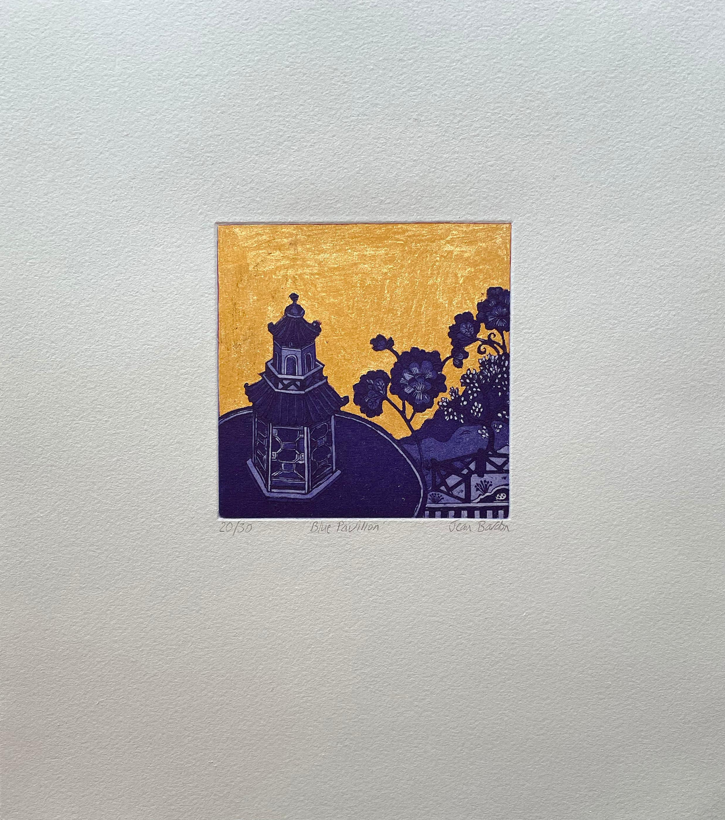 Padiglione blu - Print di Jean Bardon