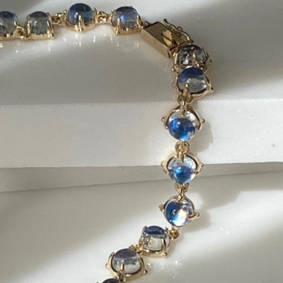 blue moonstone bracelet