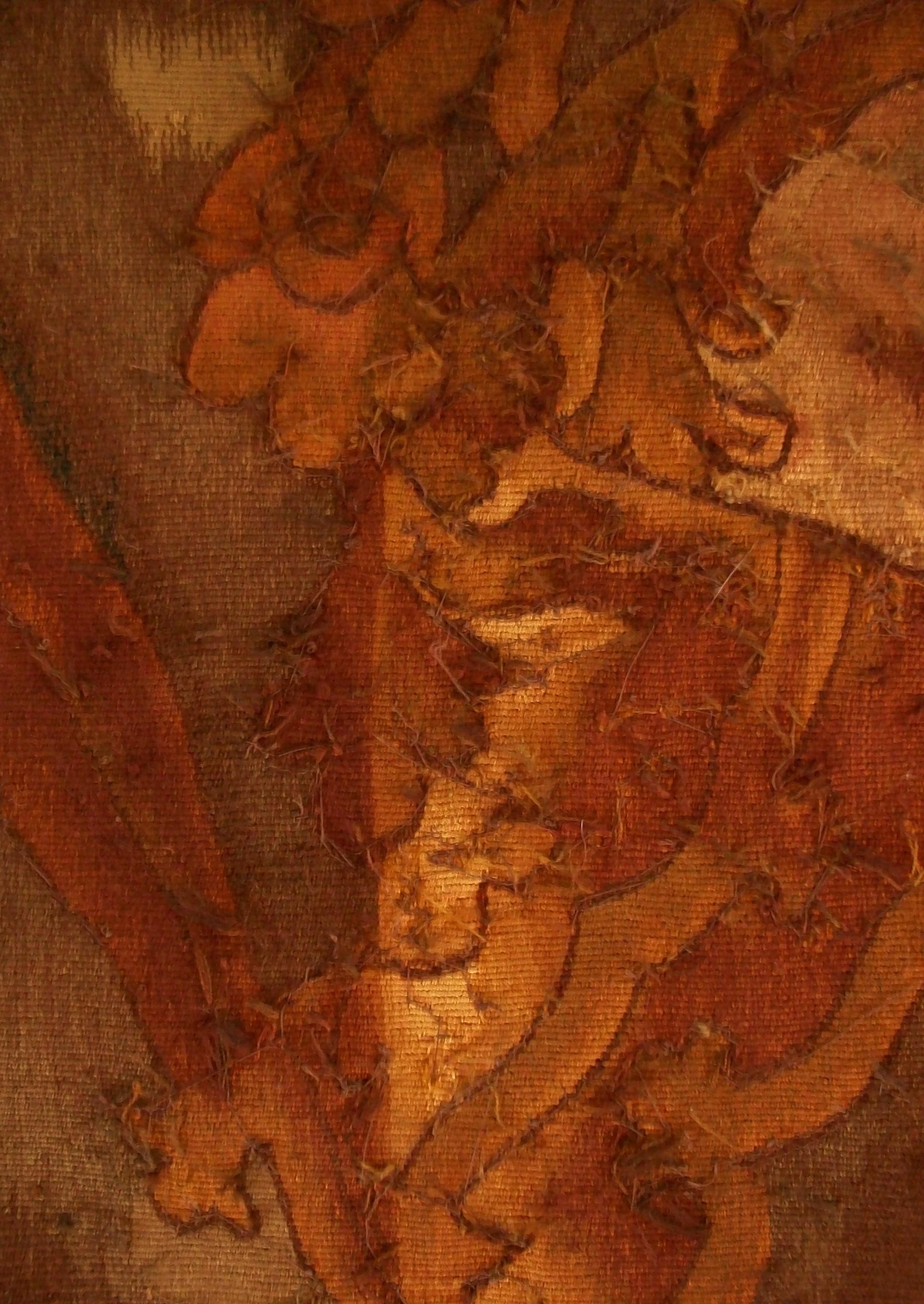 JEAN-BATISTE MONNOYER (Después) - Tapiz de Beauvais de lana y seda - Francia - C. 1848 en venta 3