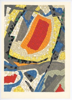 Vintage (after) Jean Bazaine - "Mosaique" lithograph