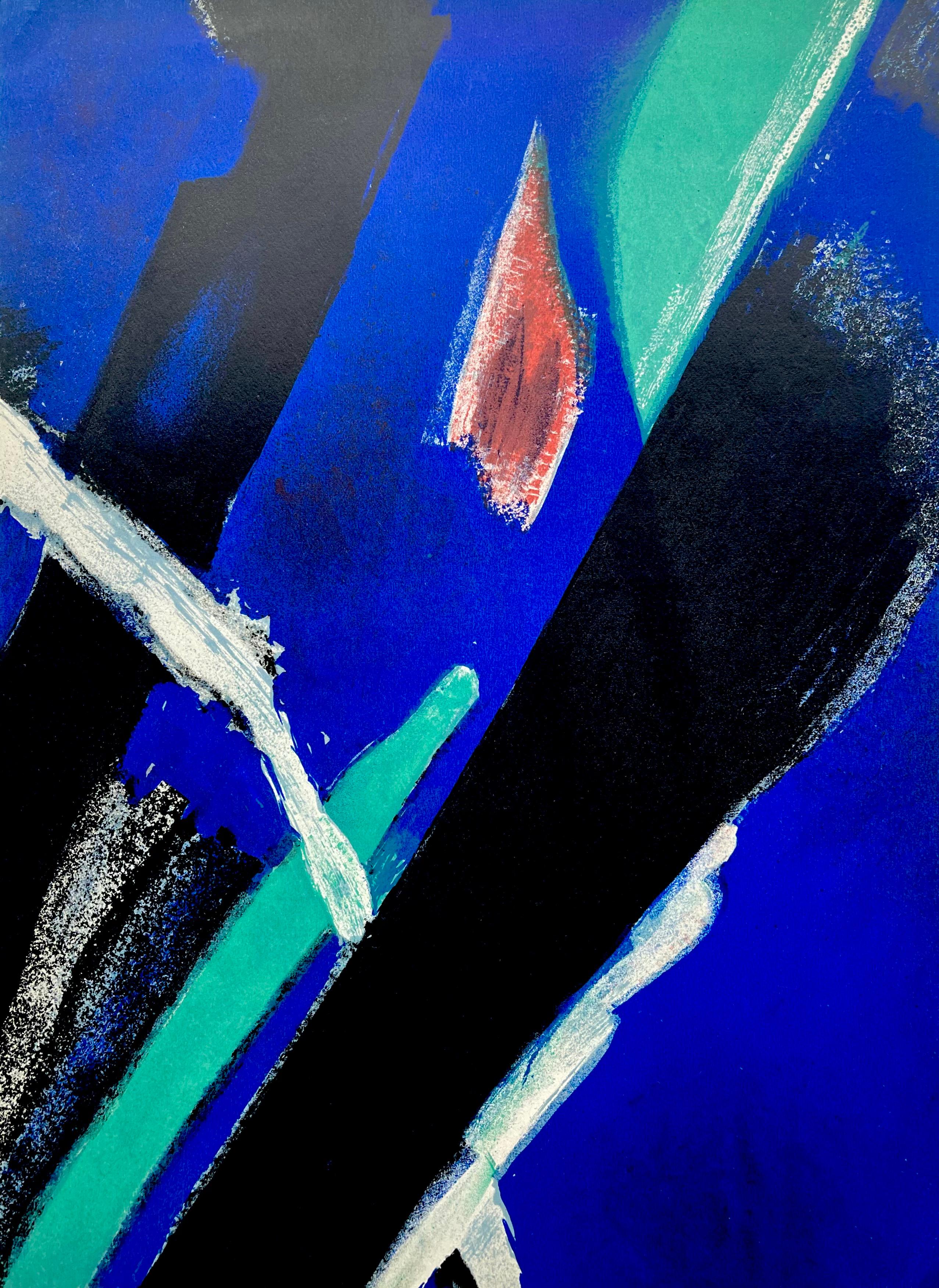 Bazaine, Komposition, Derrière le miroir (nach) – Print von Jean Bazaine