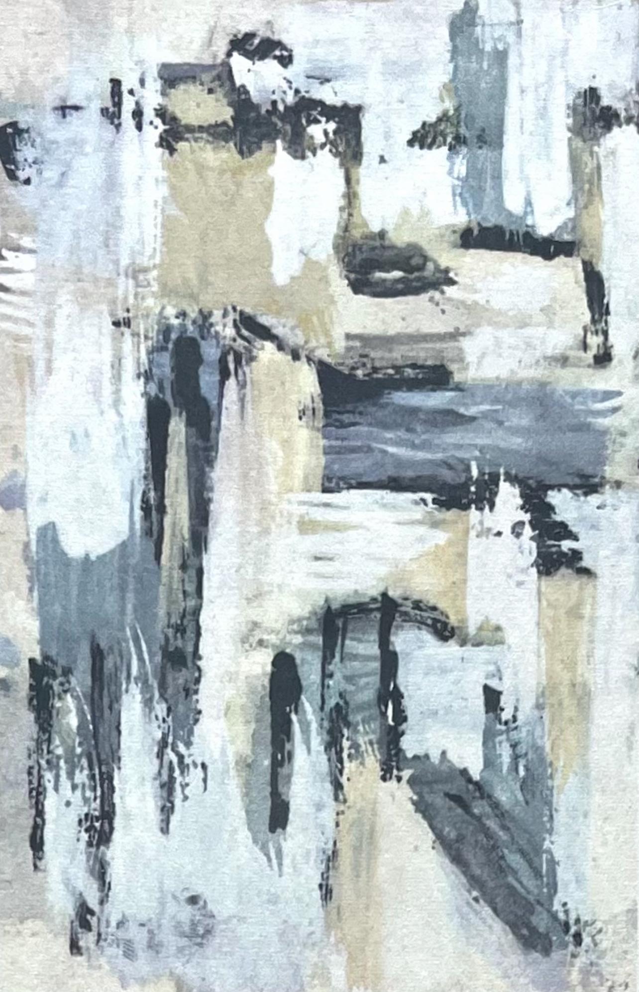 Bazaine, Composition, Derrière le miroir (after) - Print by Jean Bazaine