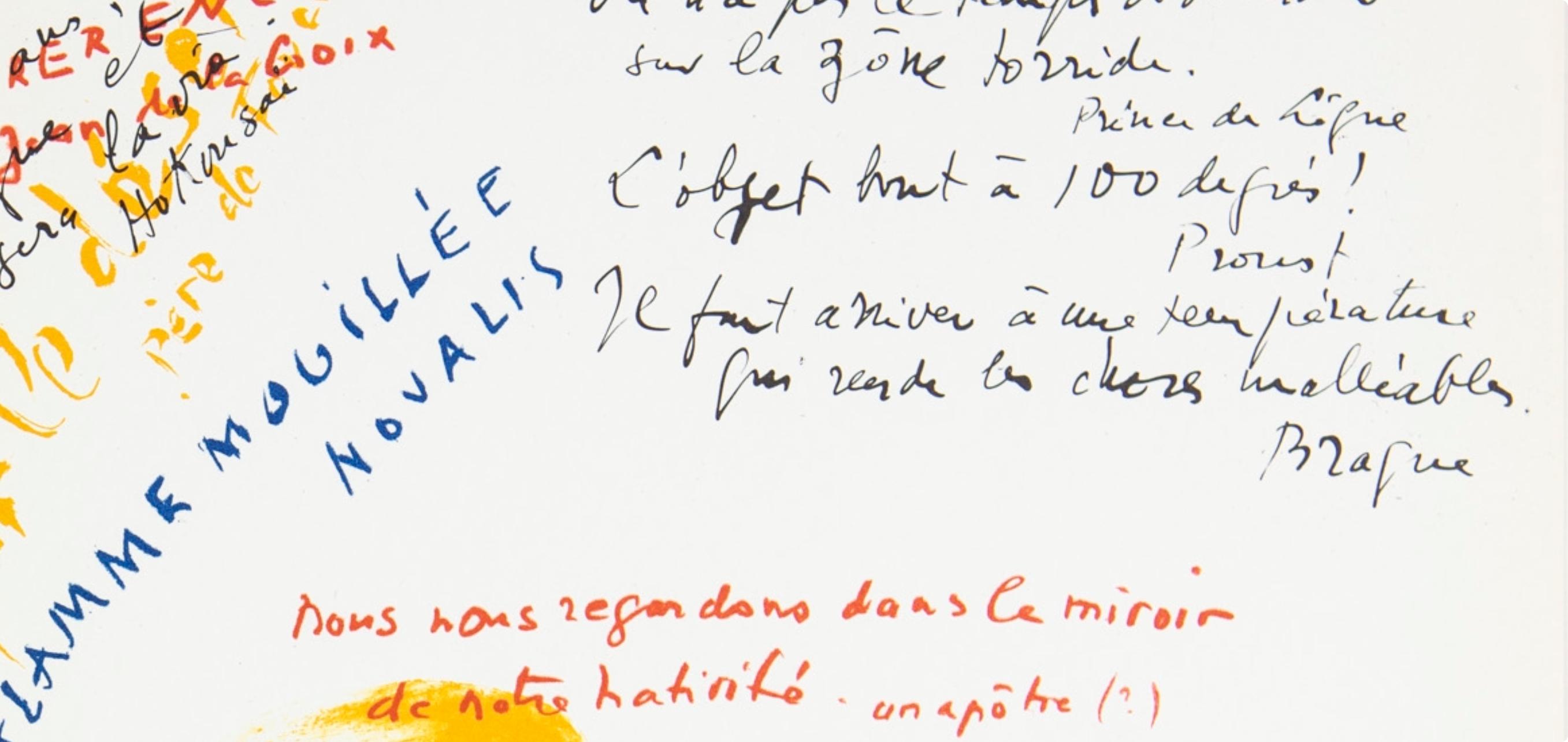 Bazaine, Composition, Derrière le miroir (after) For Sale 2