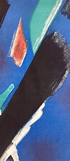 Jean Bazaine, Blue Composition, from Derriere le miroir, 1953