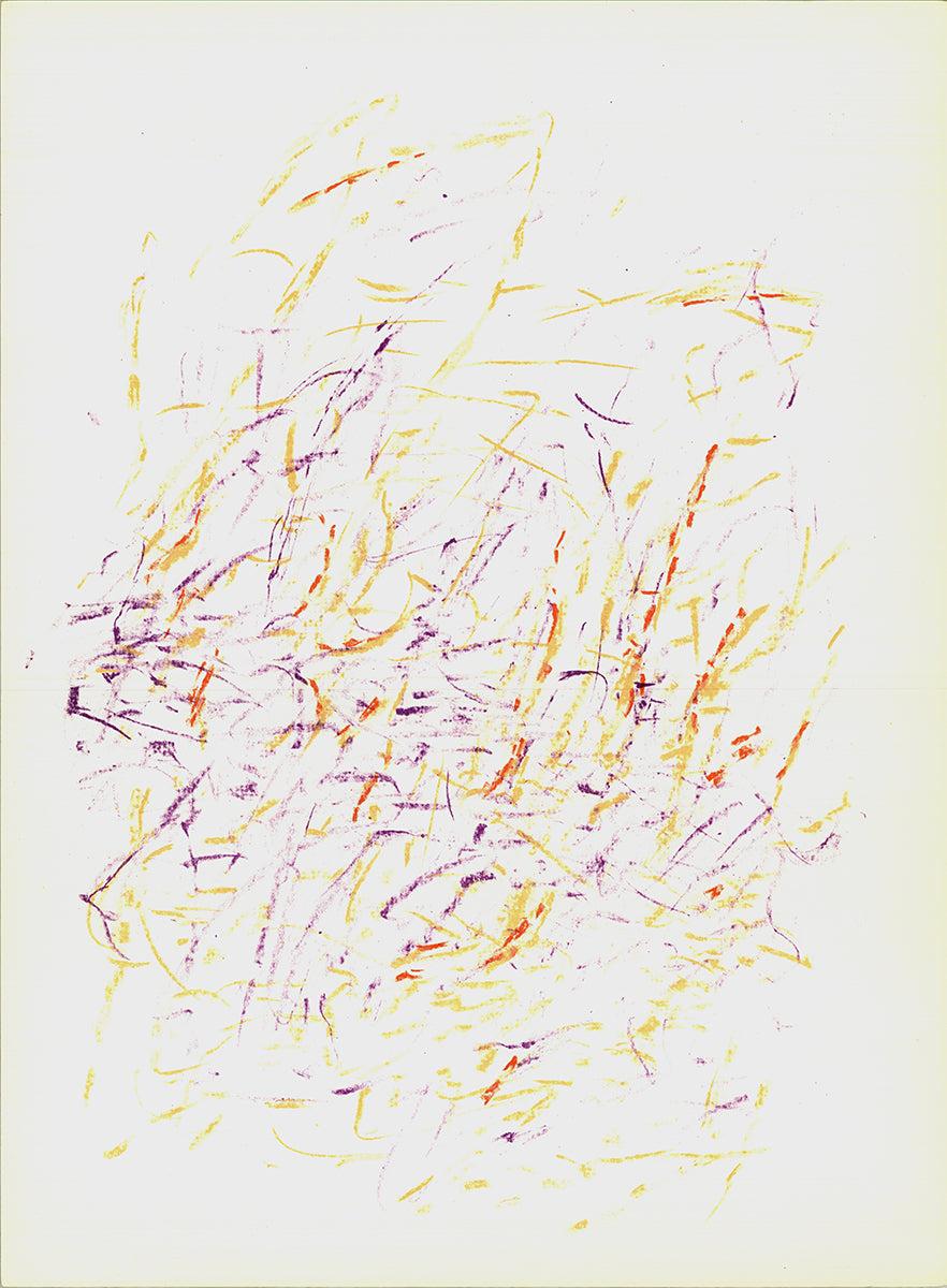Jean Rene Bazaine 'Composition II' 1968- Lithograph Vintage