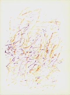 Jean Rene Bazaine „Composition II“ 1968 – Lithographie, Vintage