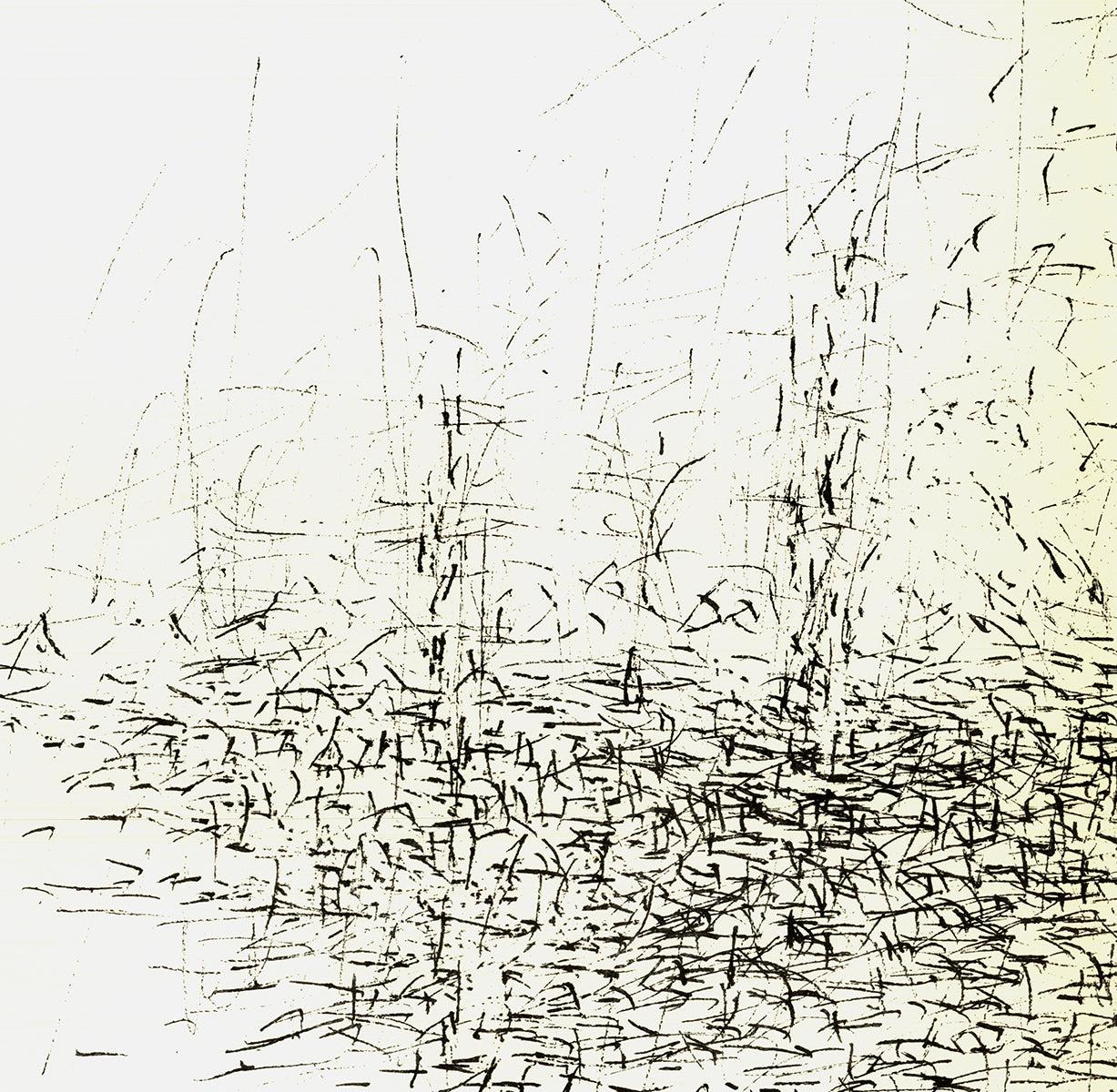 Jean Rene Bazaine 'Composition V' 1968- Lithograph Vintage - Contemporary Print by Jean Bazaine
