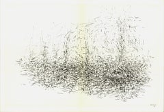Jean Rene Bazaine „Composition V“ 1968 – Lithographie, Vintage