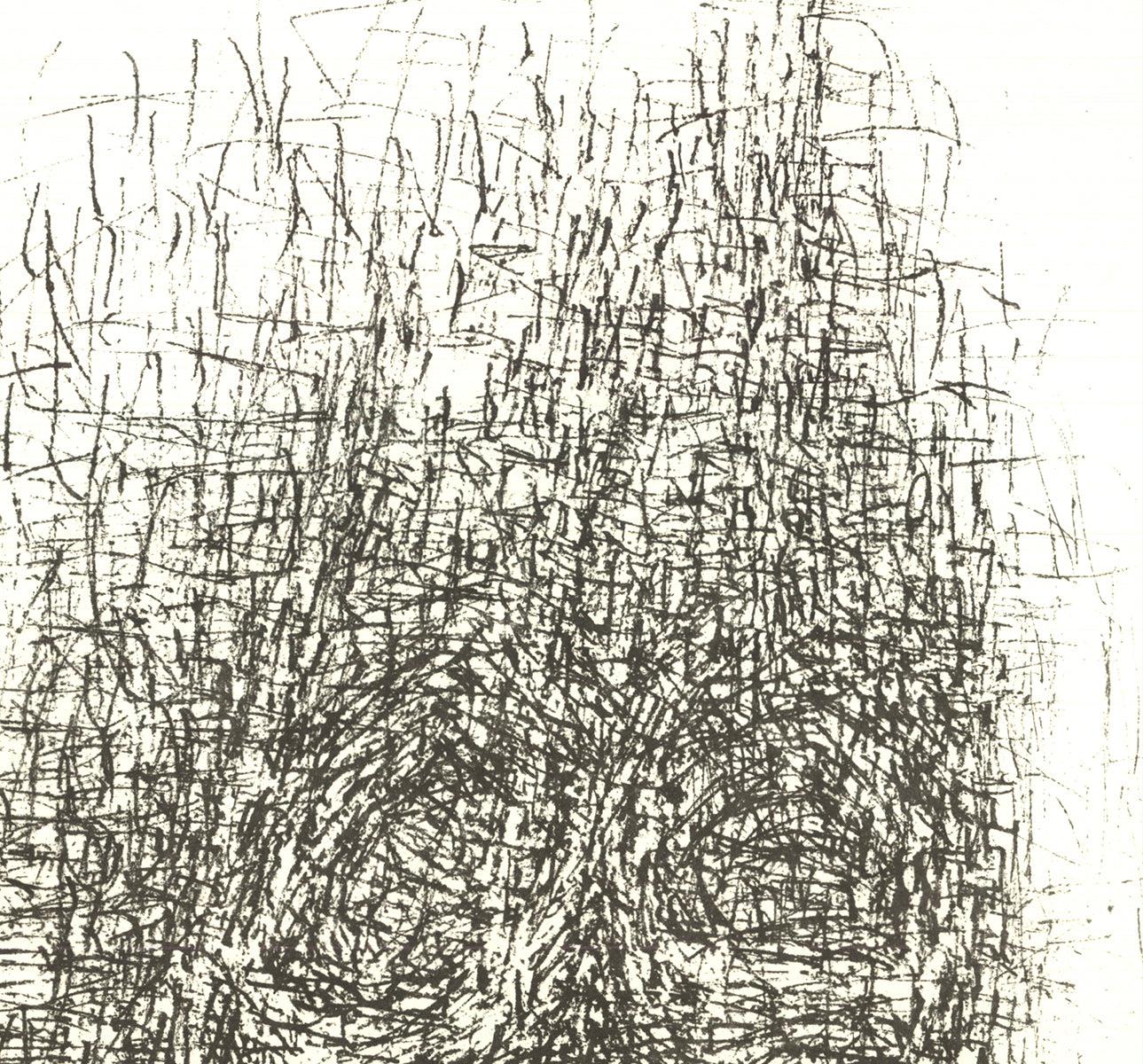 Jean Rene Bazaine, Composition VII, 1968, Lithographie vintage - Contemporain Print par Jean Bazaine