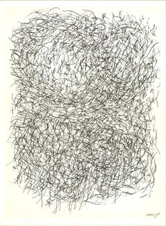 Jean Rene Bazaine „Composition VIII“ 1968 – Lithographie, Vintage