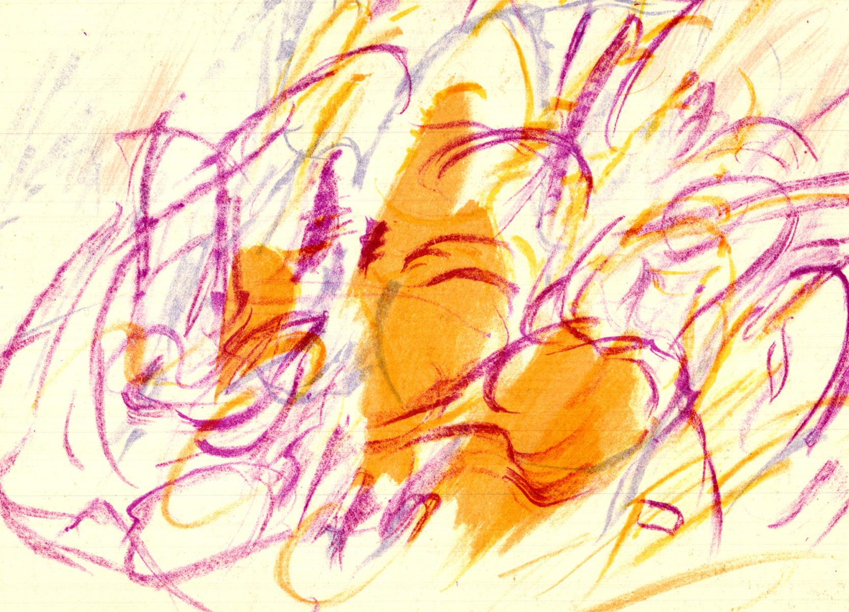 Jean Rene Bazaine 'DLM No.170' 1968- Lithograph Vintage For Sale 1