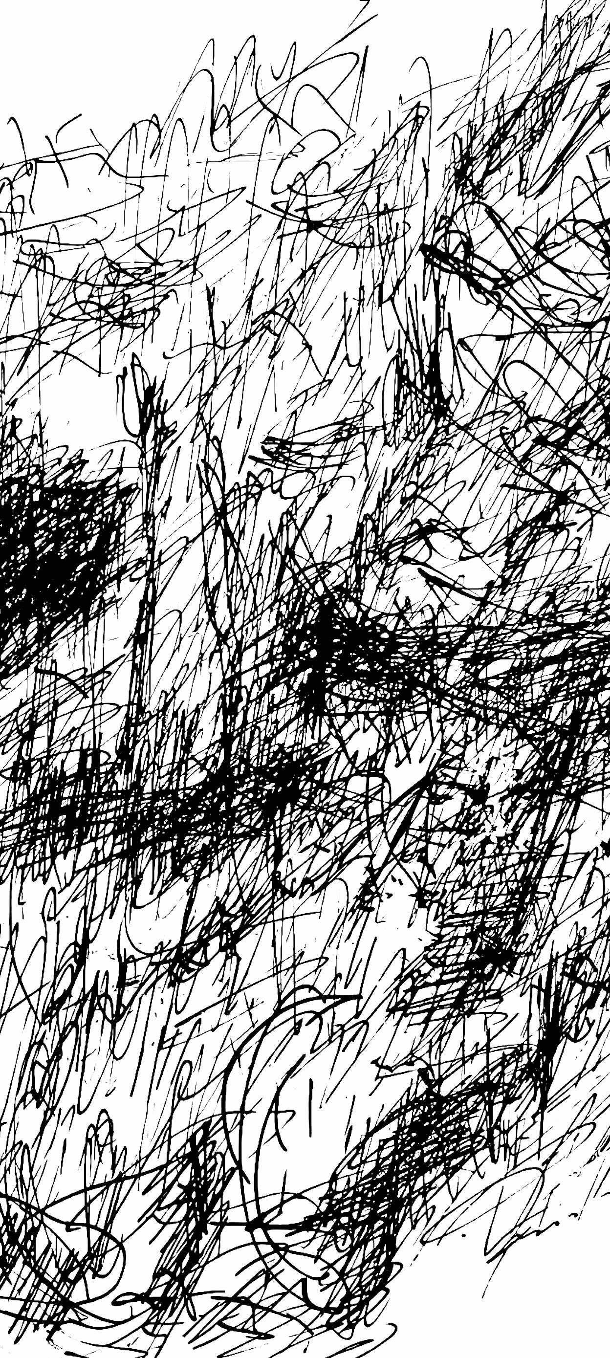 Paysage, Derrière le miroir - Print de Jean Bazaine