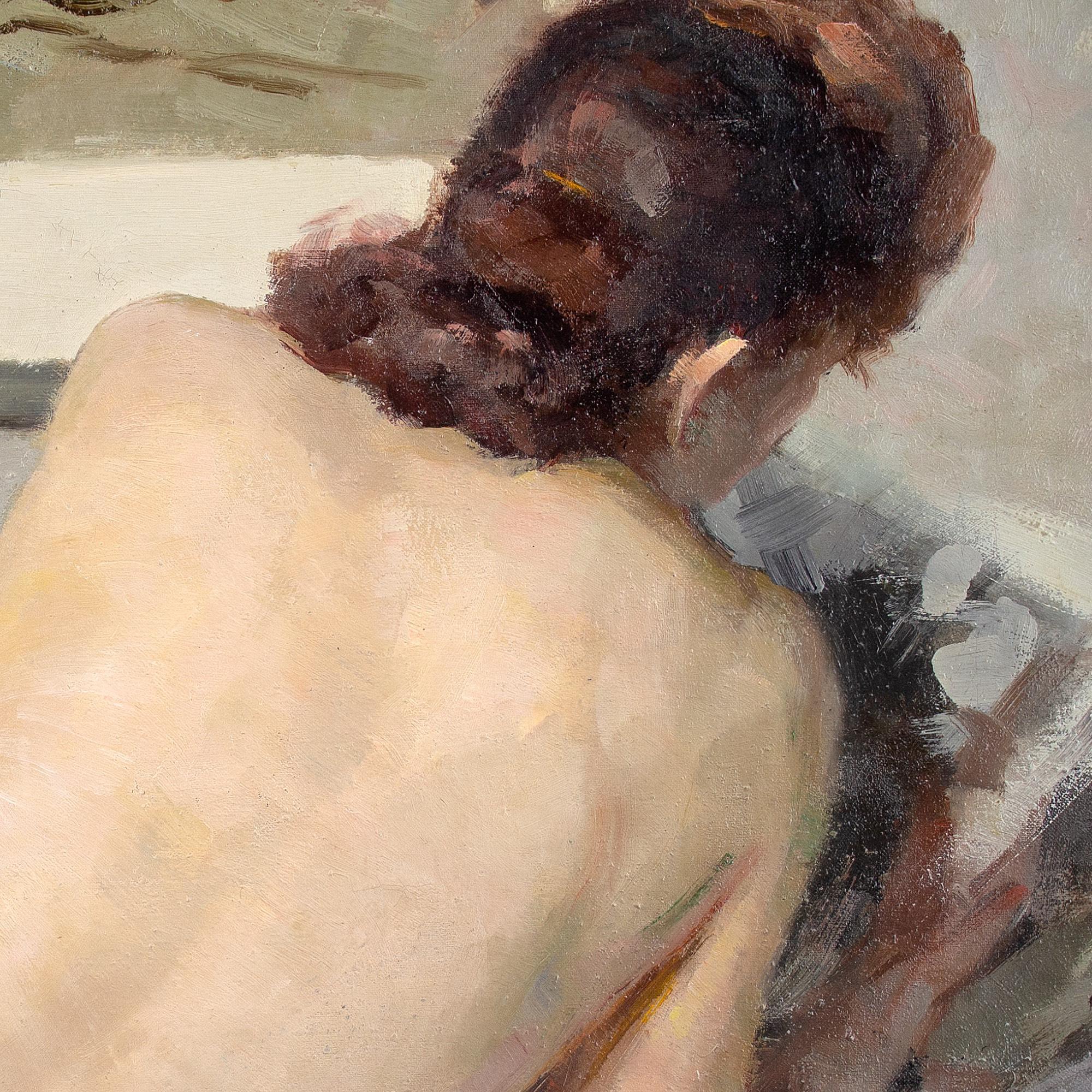 Jean Becmeur, Nude, Oil Painting  6