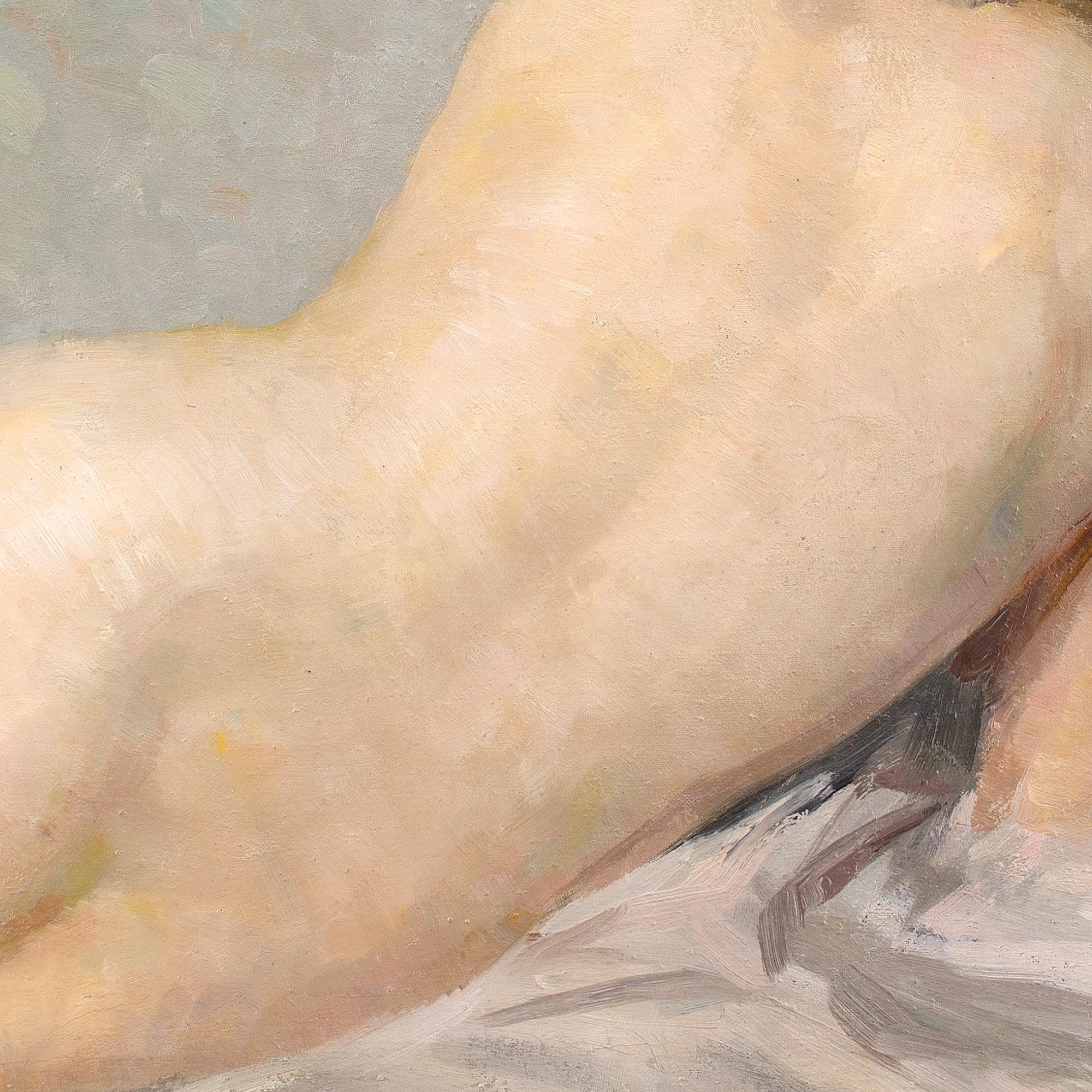 Jean Becmeur, Nude, Oil Painting  7