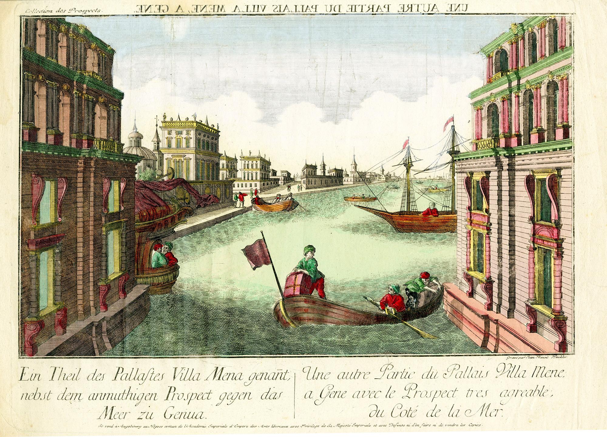 Cinco (5) vistas de ciudades, escuela francesa del siglo XVII de Winckler y otros en venta 1