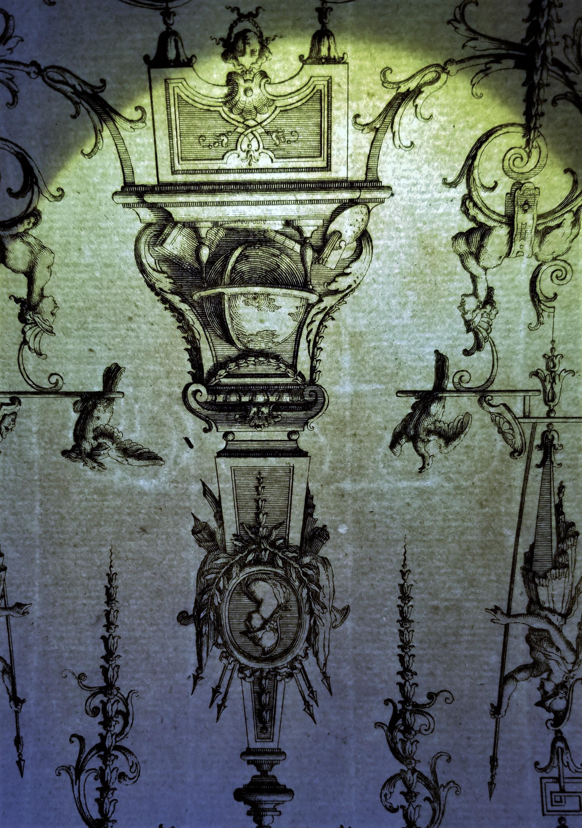 Senza titolo /// Ornamenti francesi Design/One Architettura Jean Bérain Stampa Old Master in vendita 14