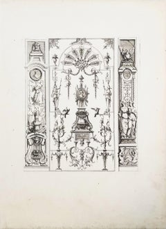 Sin título /// French Ornaments Designs Architecture Jean Bérain Old Master Print