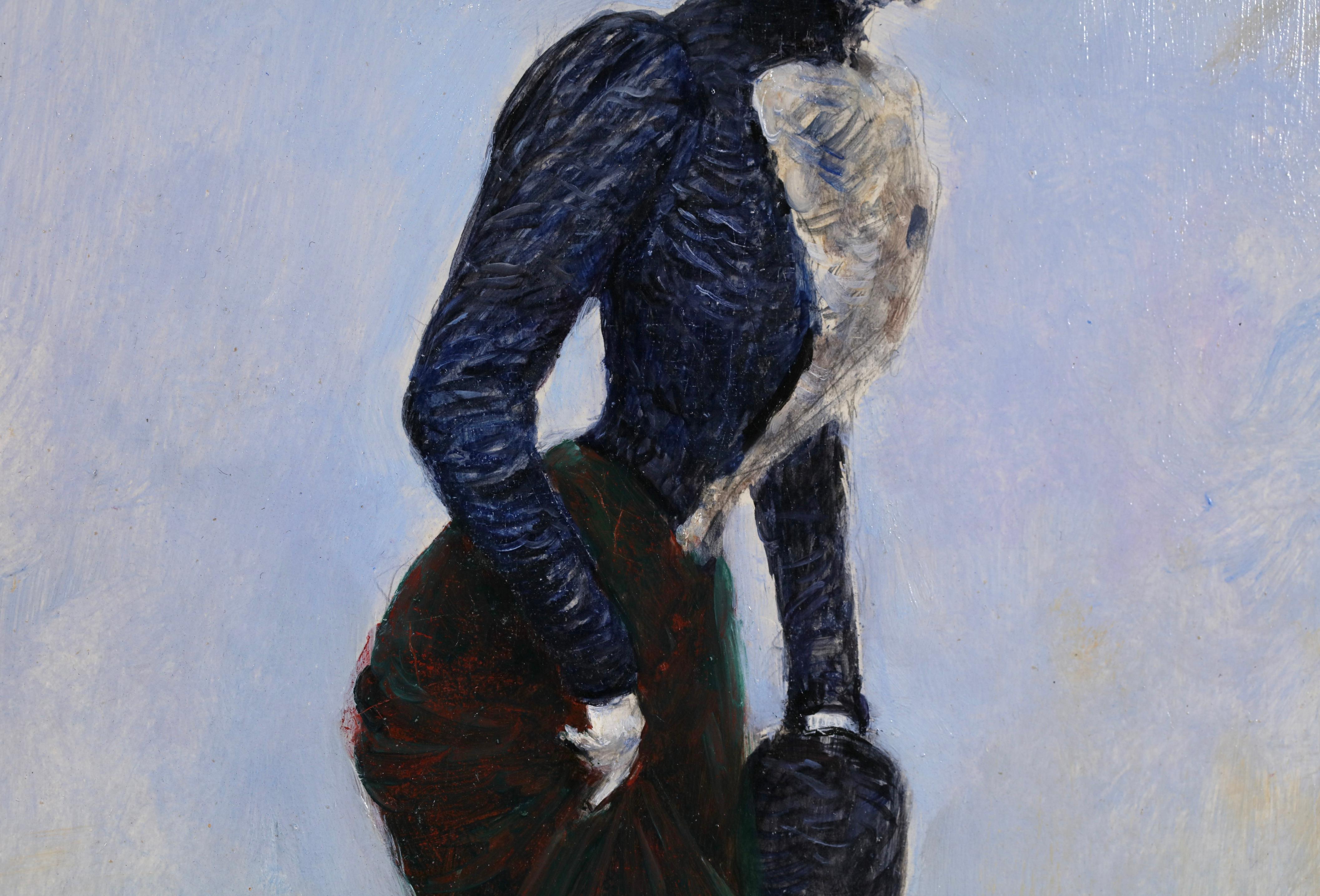 La Parisienne - Impressionistisches Porträt Ölgemälde von Jean Beraud im Angebot 7